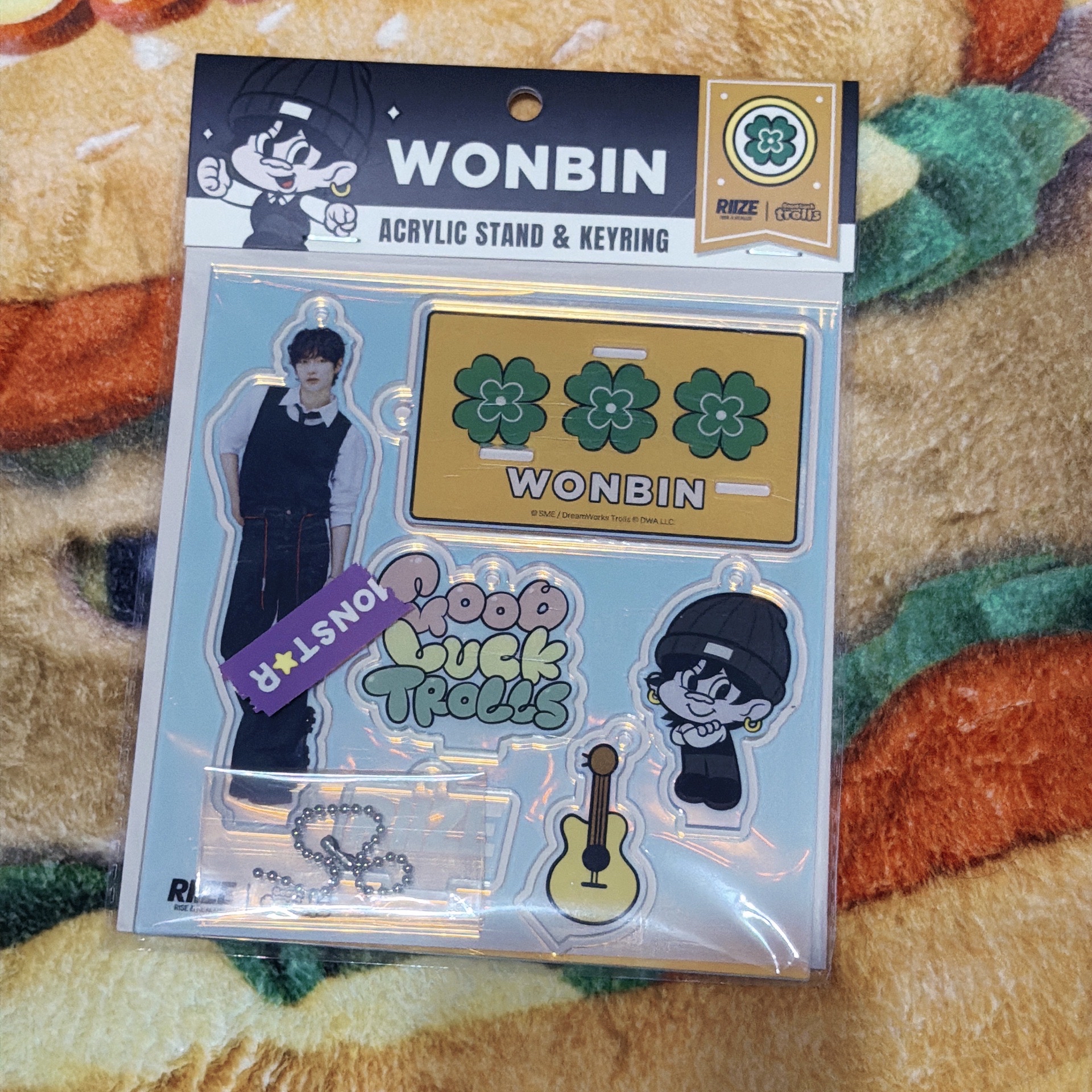 魔髮精靈系列 立牌 徽章 透卡 元彬