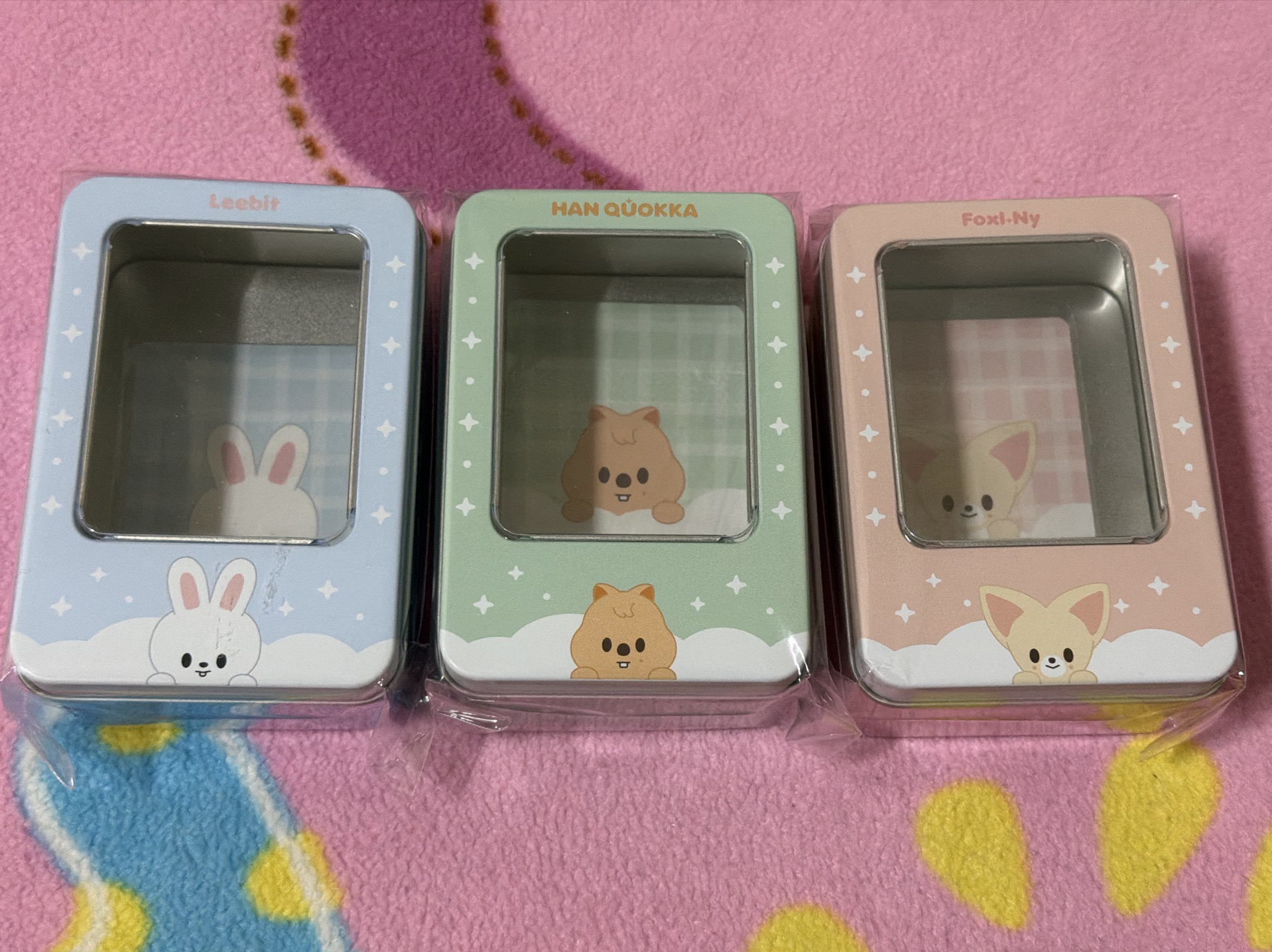 SKZ 3rd 世巡安可快閃店 旻 城 寅 小卡鐵盒