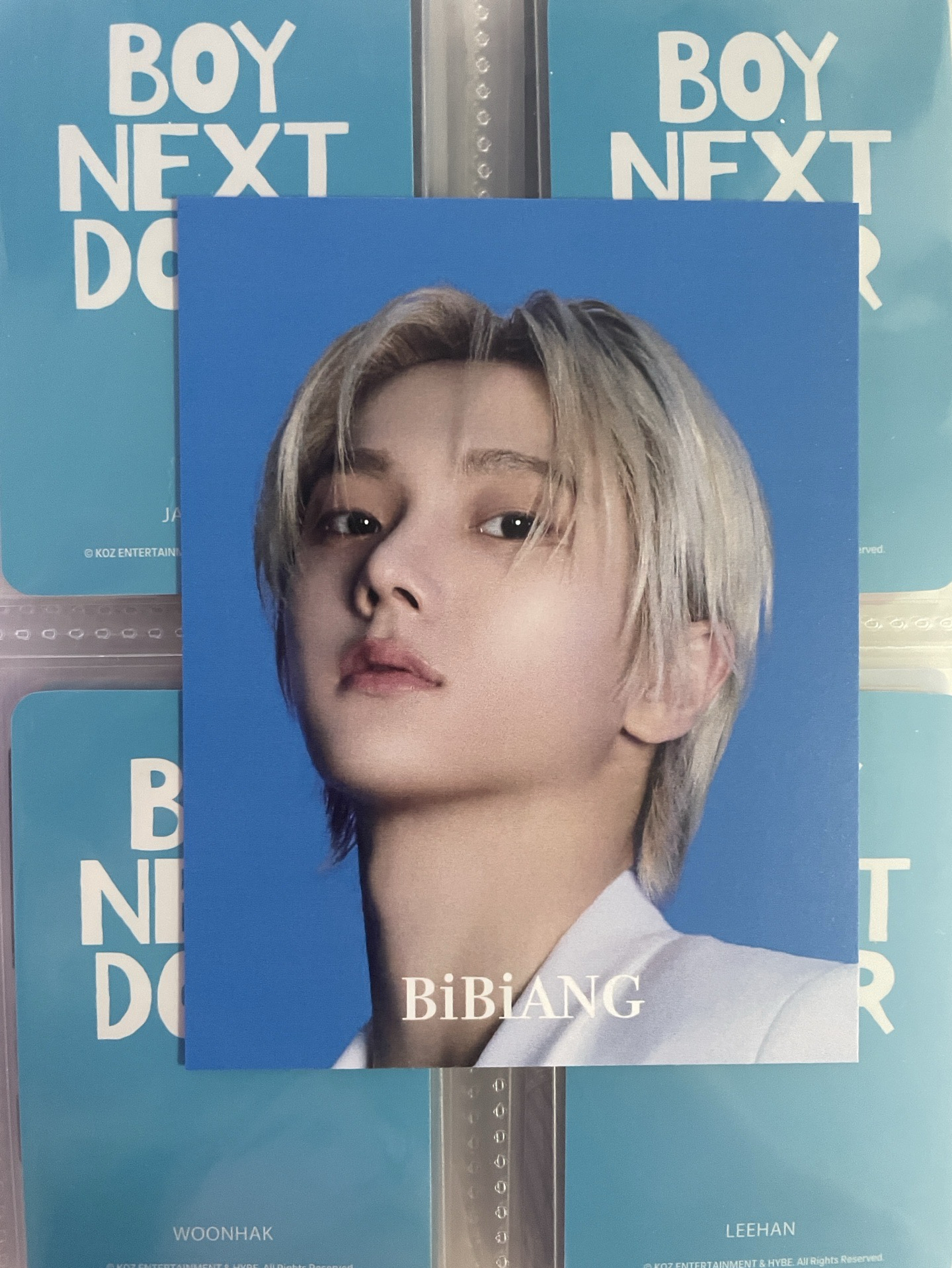 朴成淏 𝖲𝖴𝖭𝖦𝖧𝖮 박성호 BiBiANG 滿額 明信片 