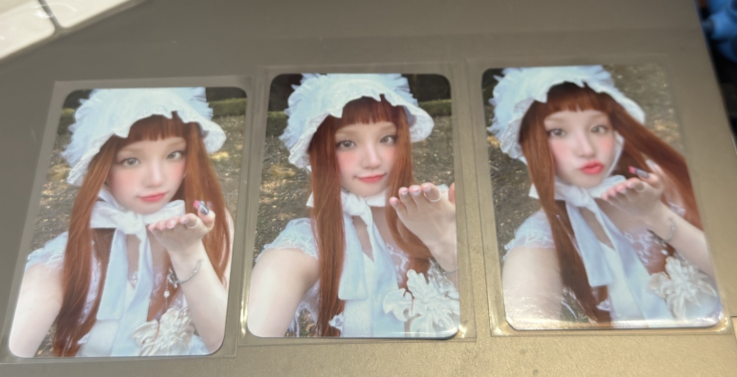 i-dle 雨琦solo Mo 楠藝特典一套三張