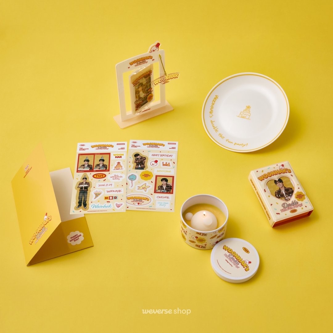全新現貨 WOONHAK 生日禮 Double The Fun Party