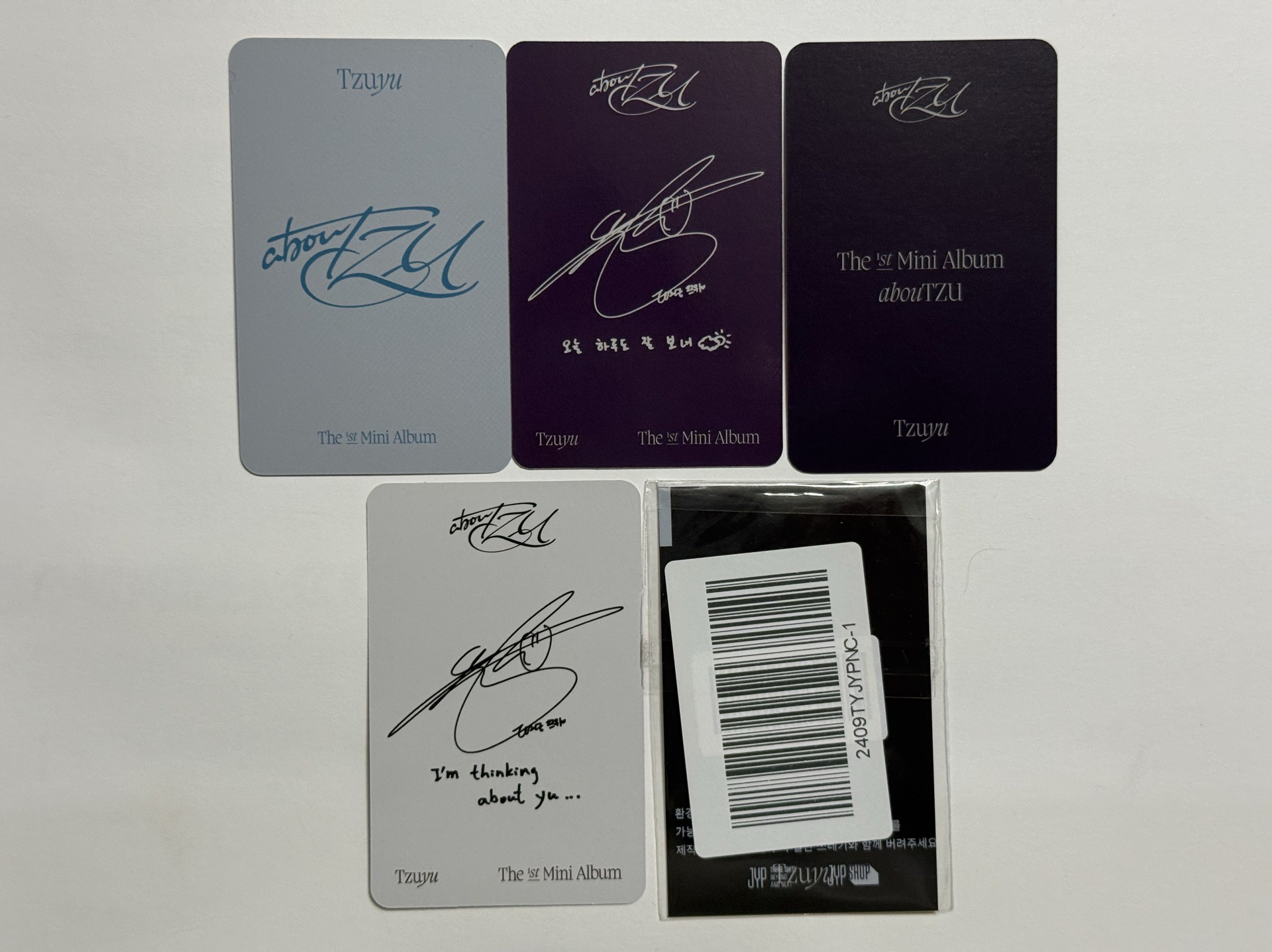 子瑜solo專卡/特典卡 Part.2