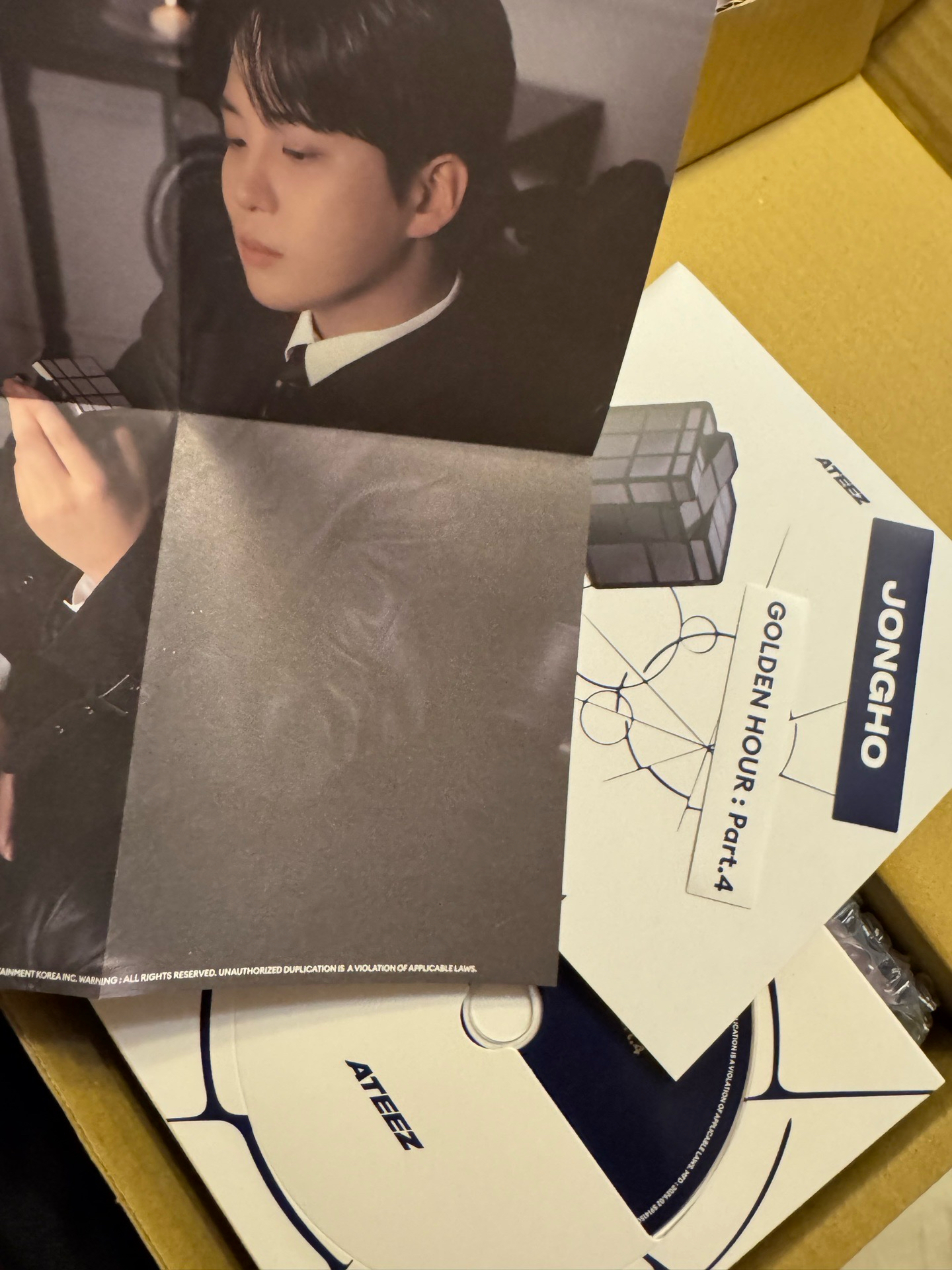 Ateez GH4 單封（已拆空專）弘中 星化 呂尚 鍾浩 傘 友榮