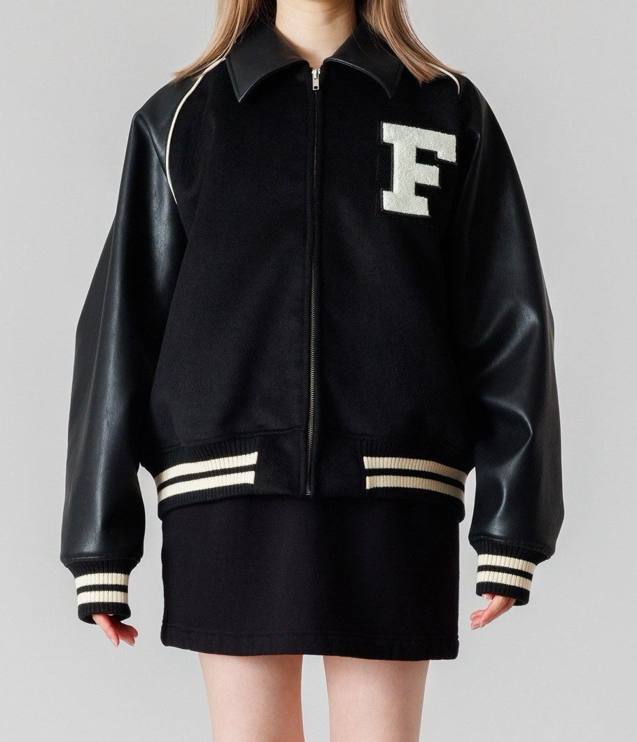 LE SSERAFIM x ZOZOTOWN 皮夾克 全新