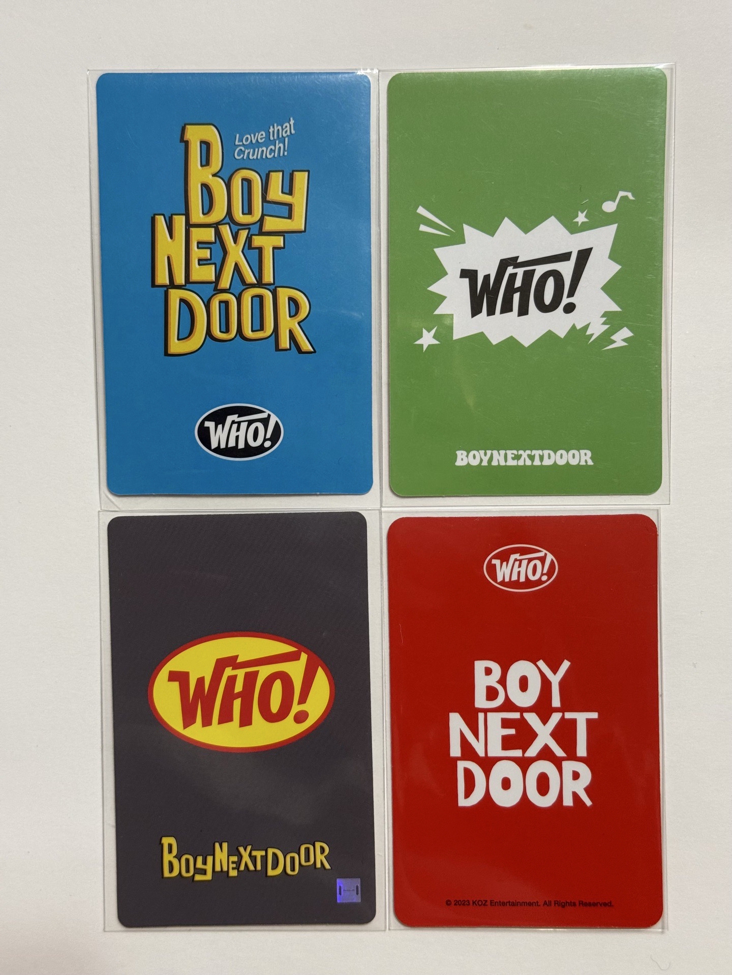 BOYNEXTDOOR 特典卡/專卡