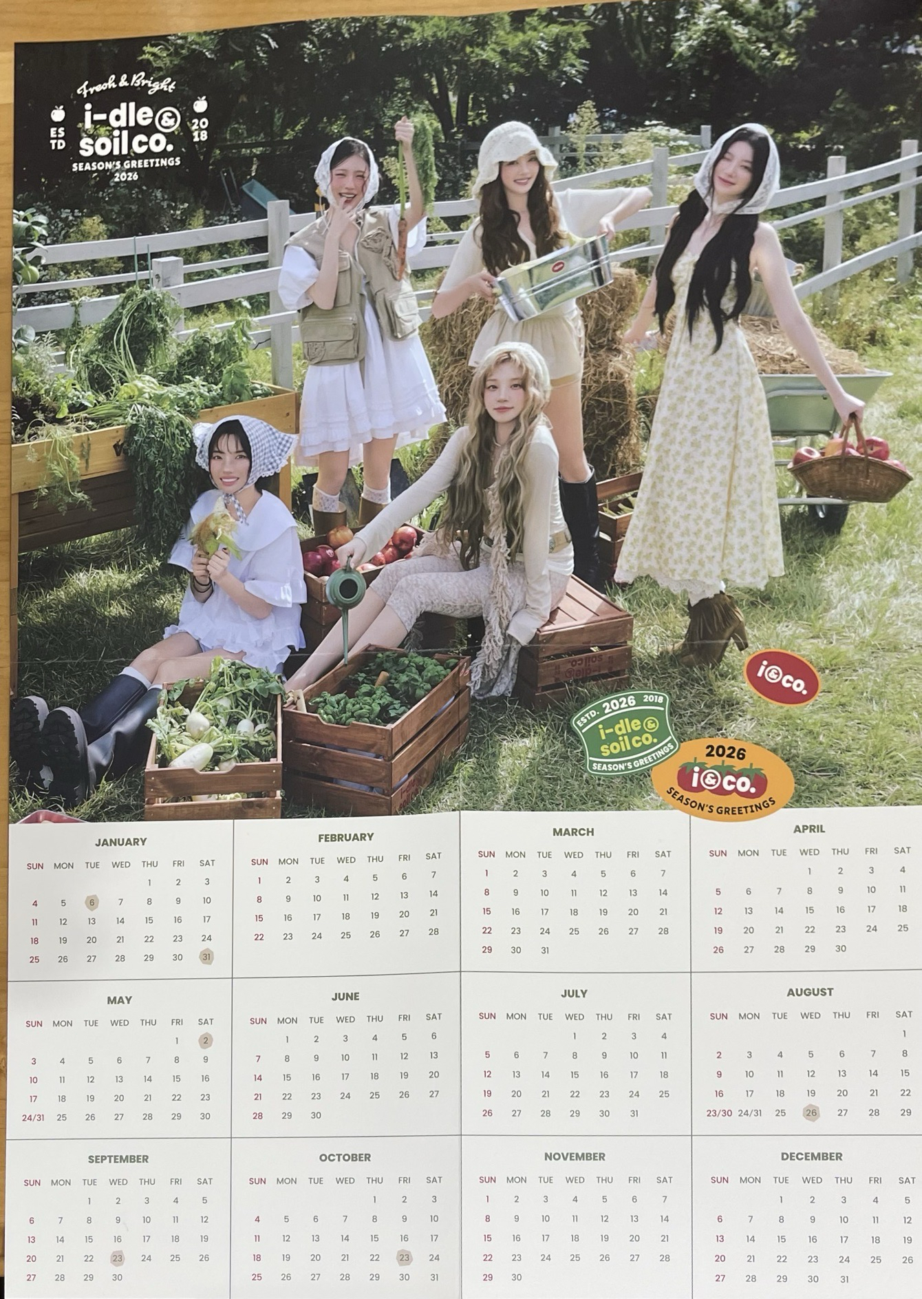 idle2026年曆 海報