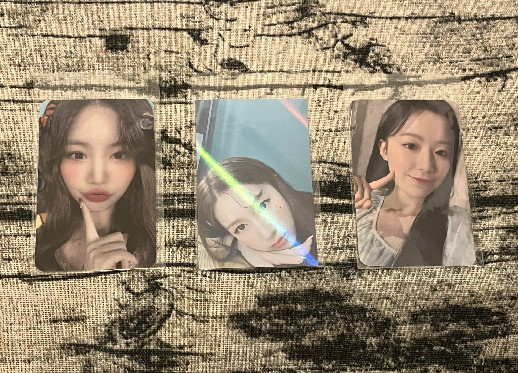 idle I BURN 特典卡 穗珍 薇娟 舒華