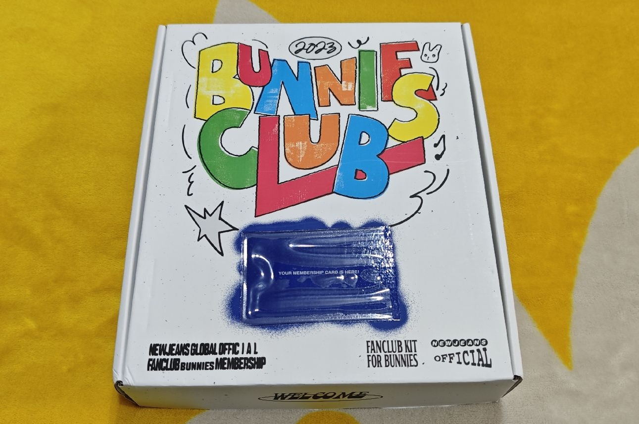 【有含小卡】NewJeans 會員禮 一期 瘦身窄盒版 BUNNIES CLUB 2023 (內容物完整無缺件)