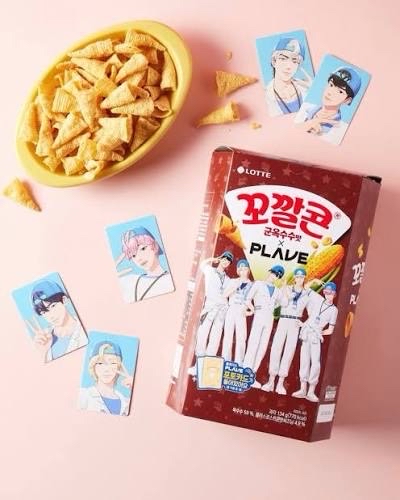 PLAVE x GS25 烤玉米牛角餅乾