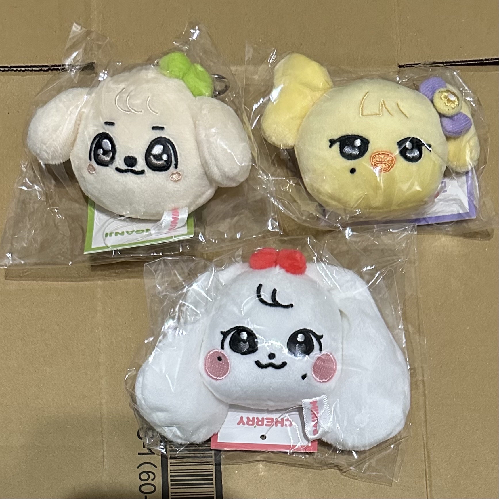 大頭吊飾安、怜、員