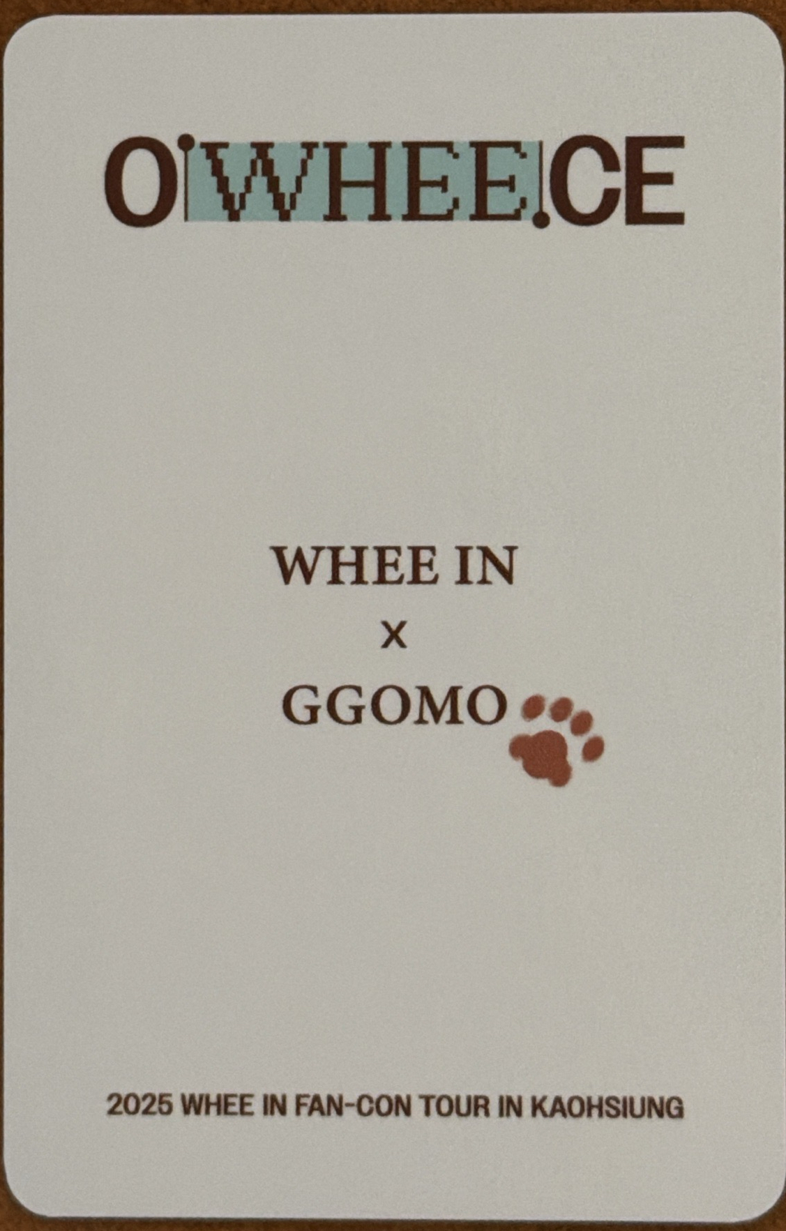 輝人 勾某面紙套卡