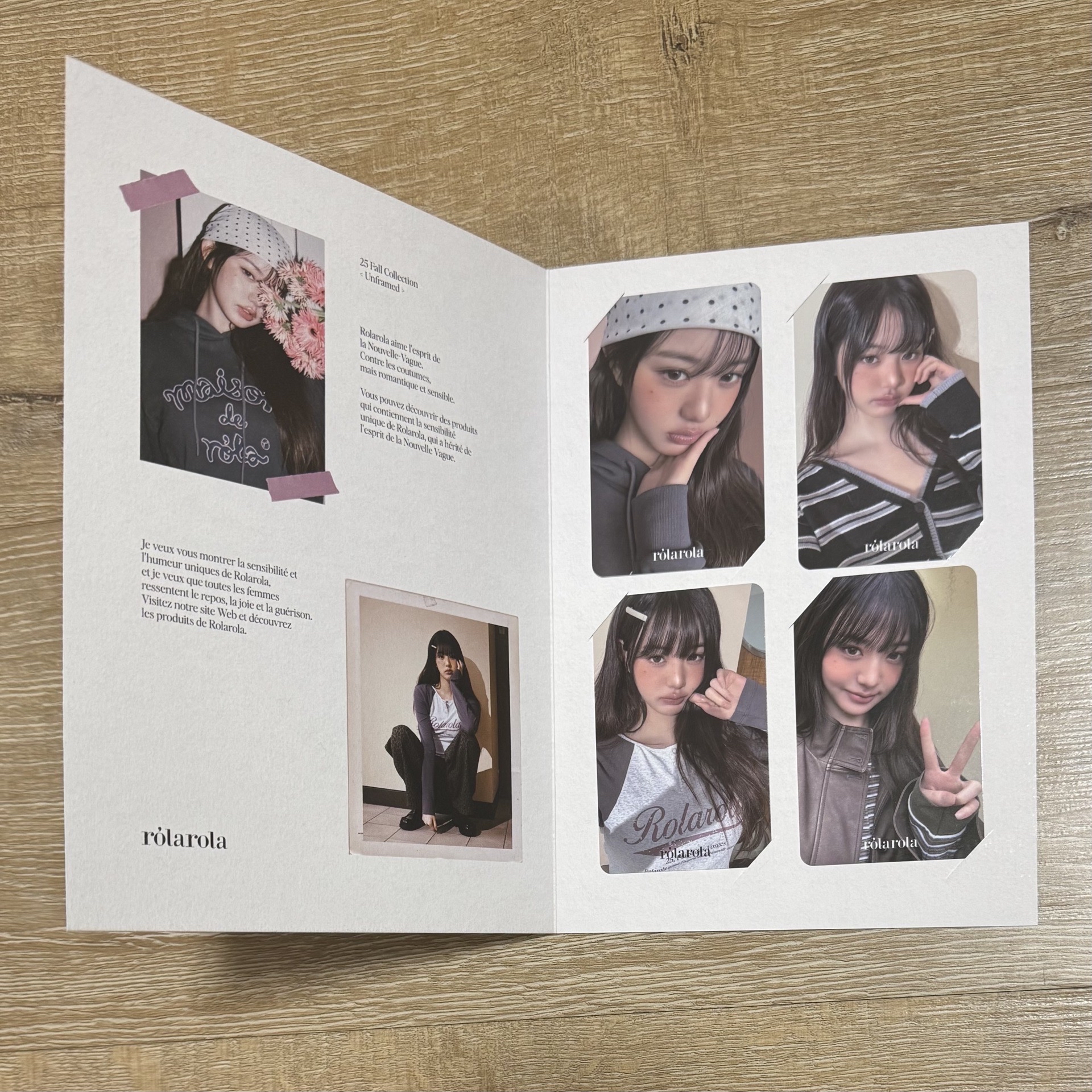 張員瑛 rola rola 代言卡一套