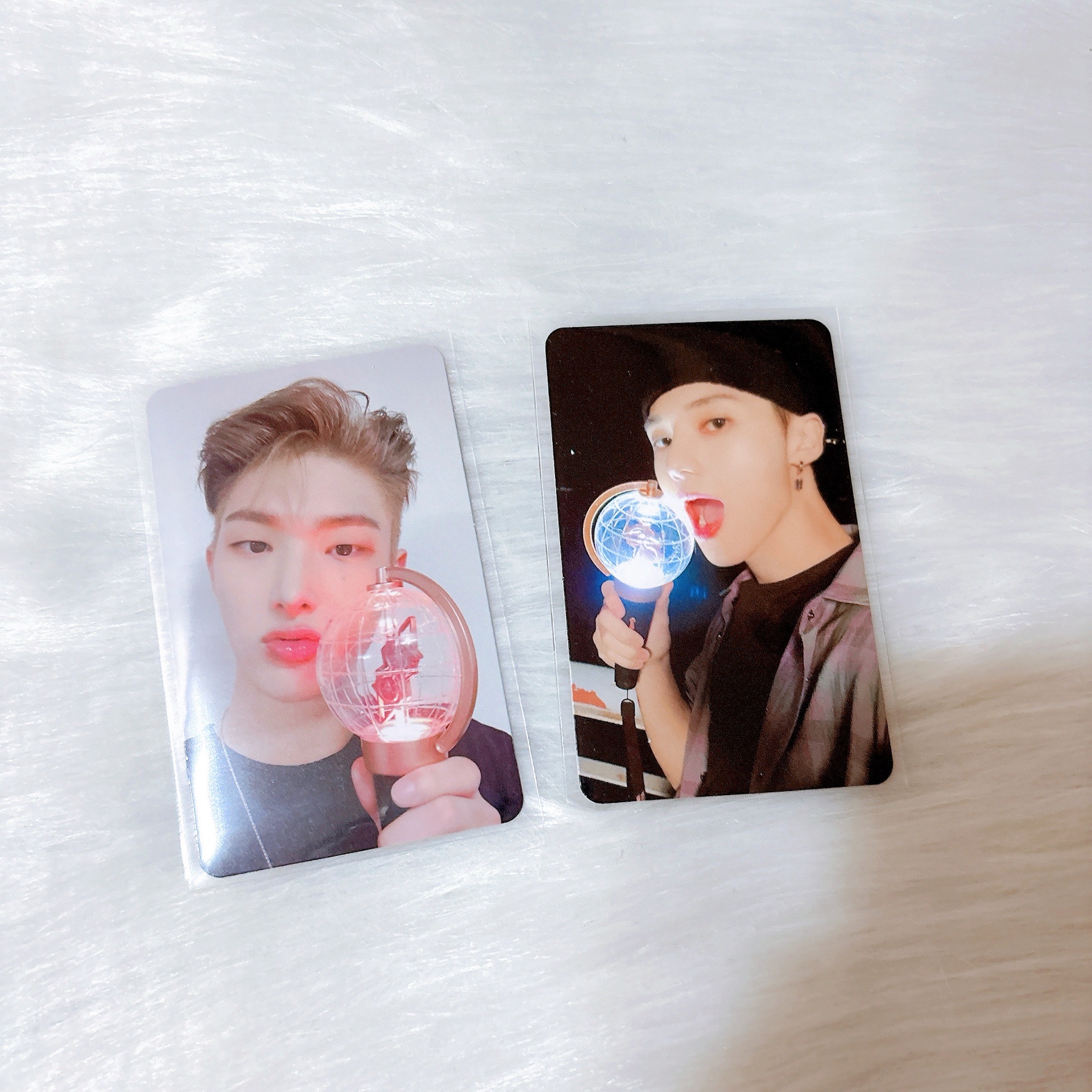 ATEEZ 一代手燈卡 小卡 旼琦 友榮