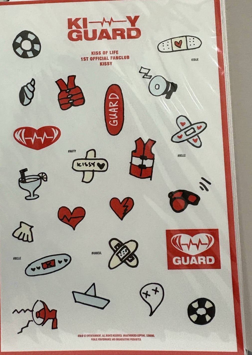 KISS OF LIFE 會員禮