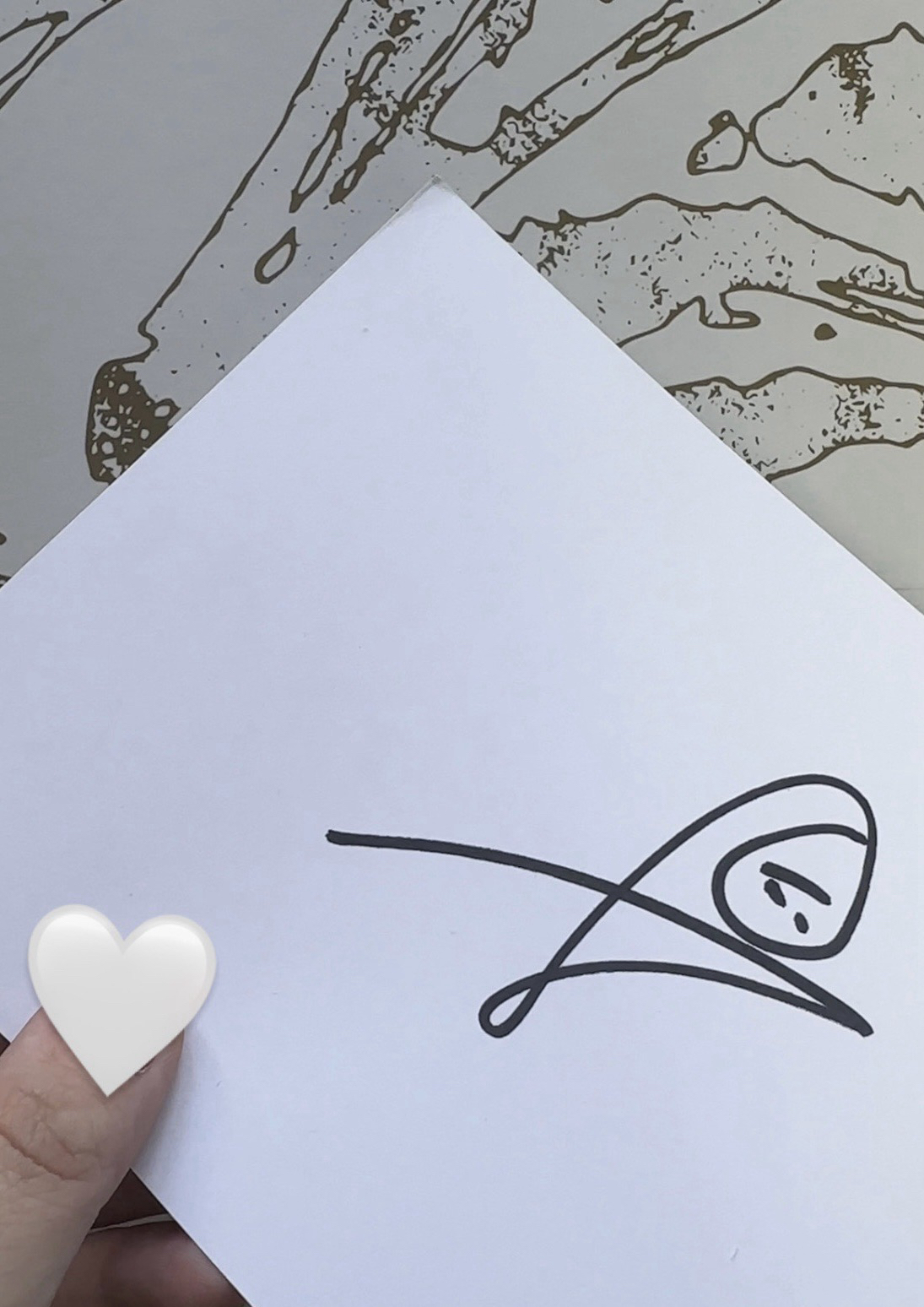 迷七 美版親簽明信片 梁禎元