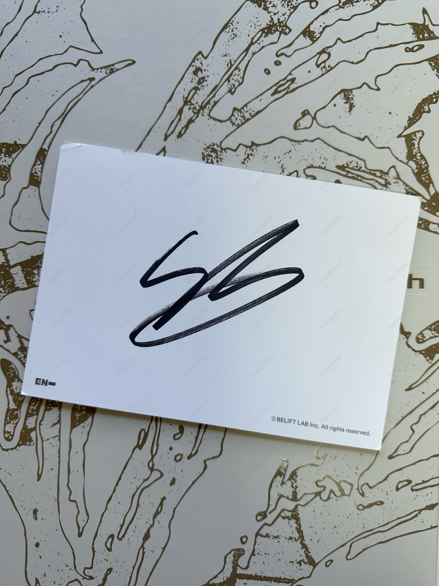 迷七 美版親簽 沈載倫