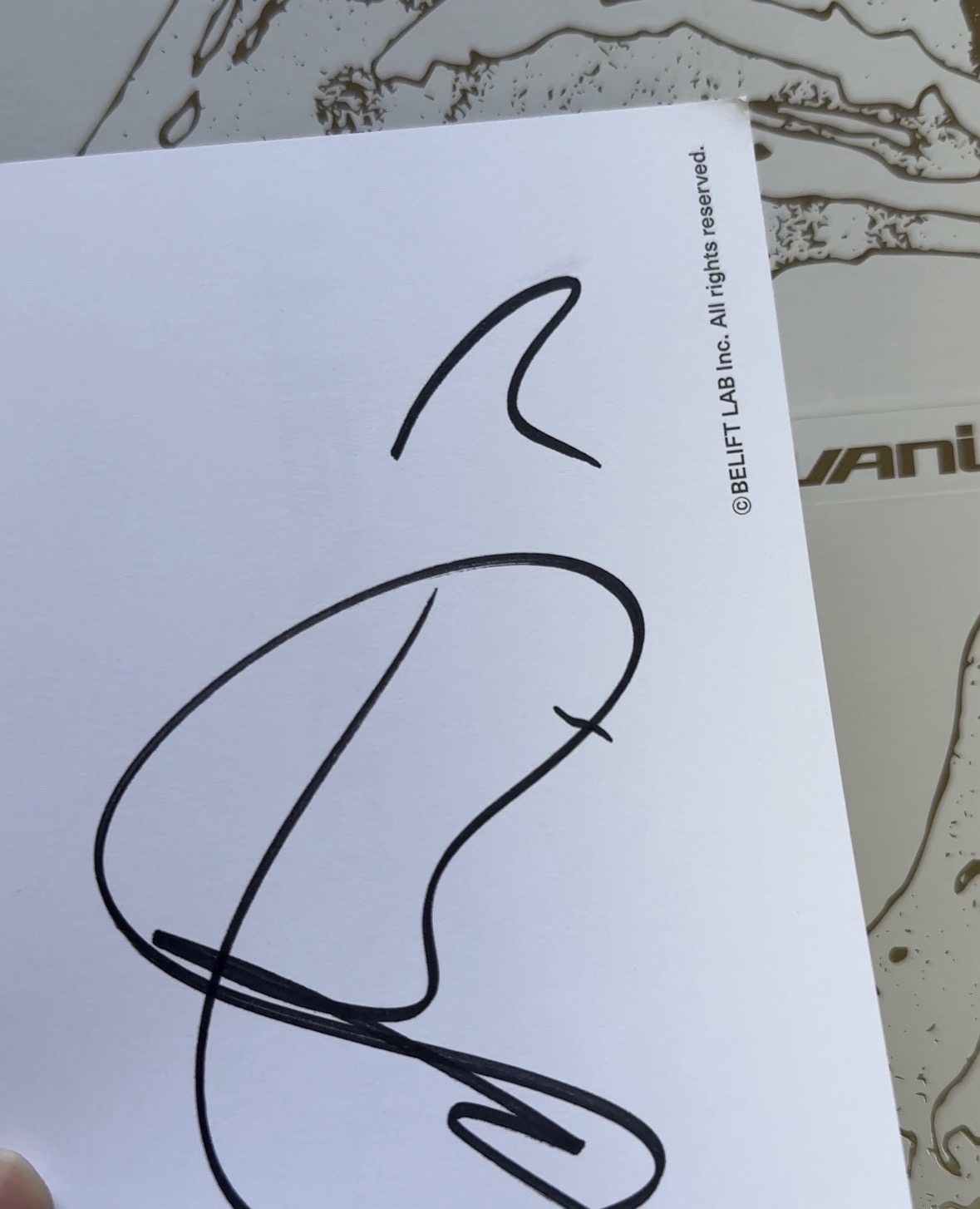 迷七 美版親簽 西村力