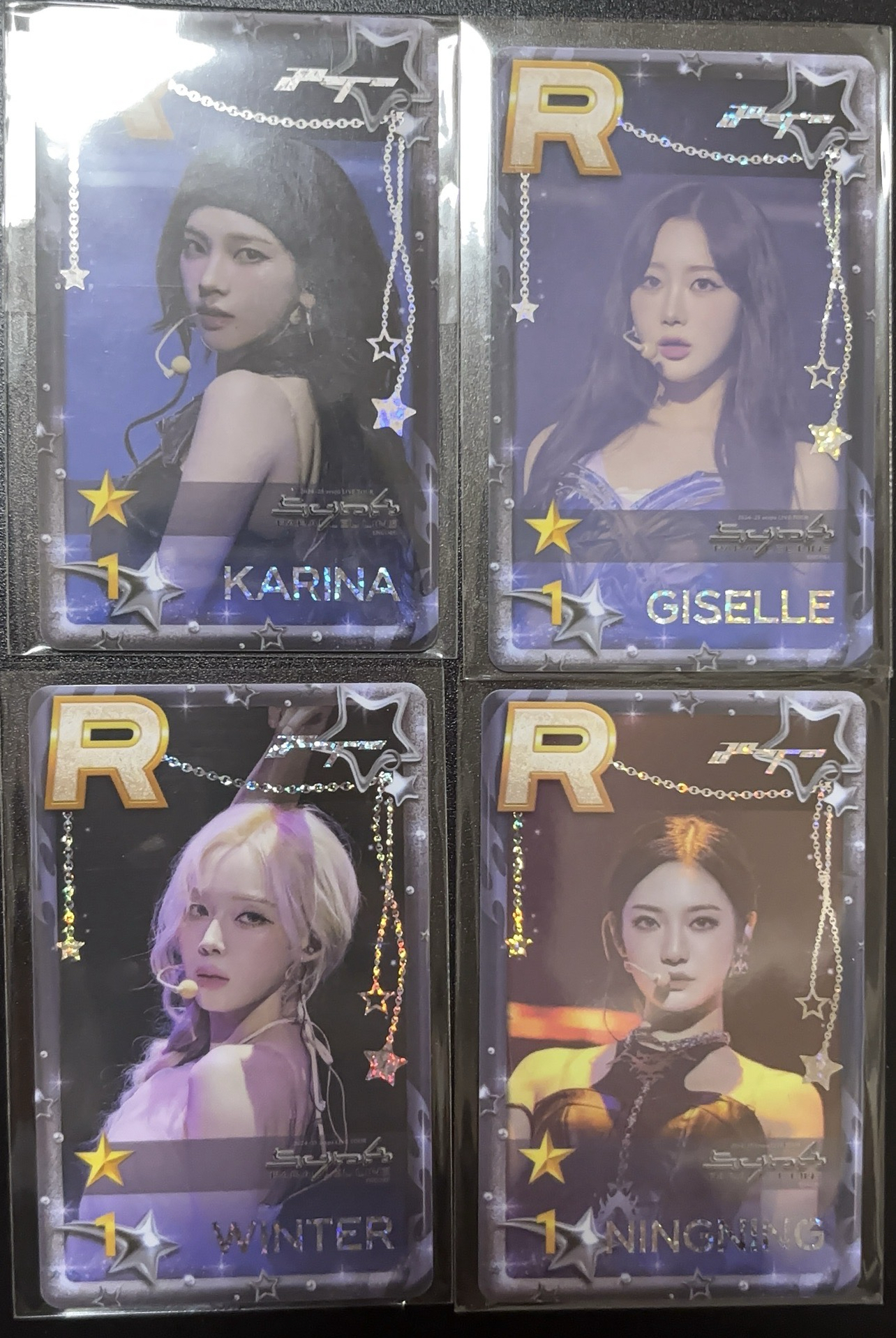 aespa 二巡安可遊戲卡一套