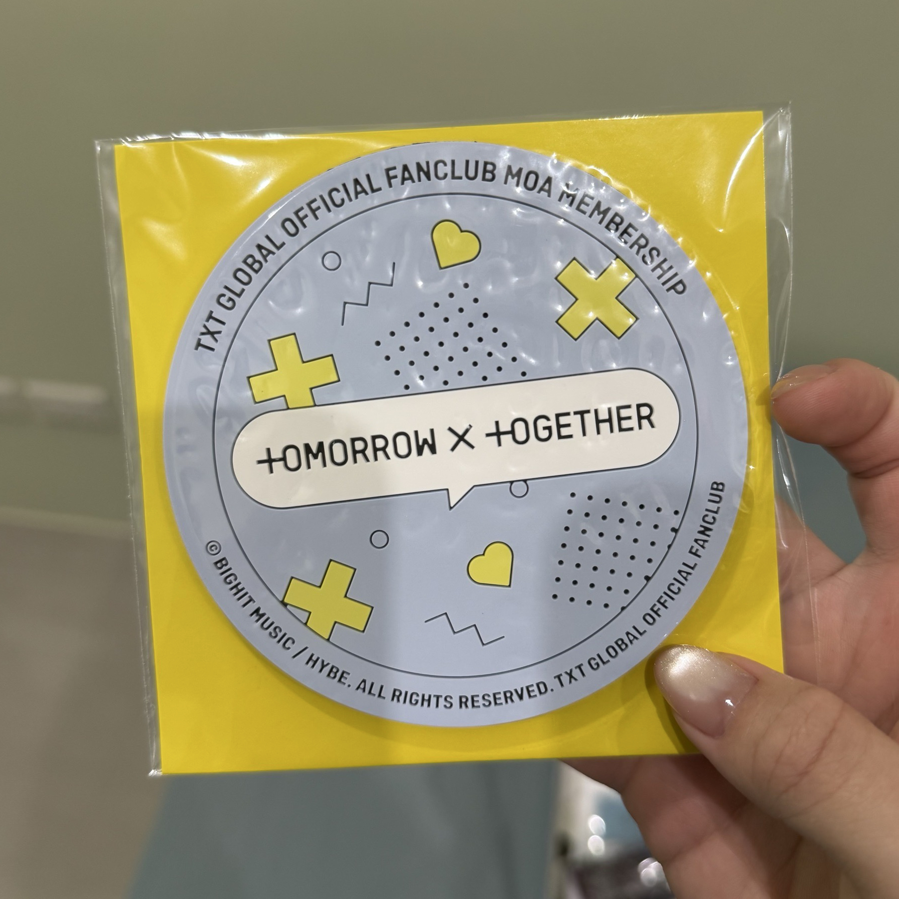 TXT 日咖入會禮 杯墊