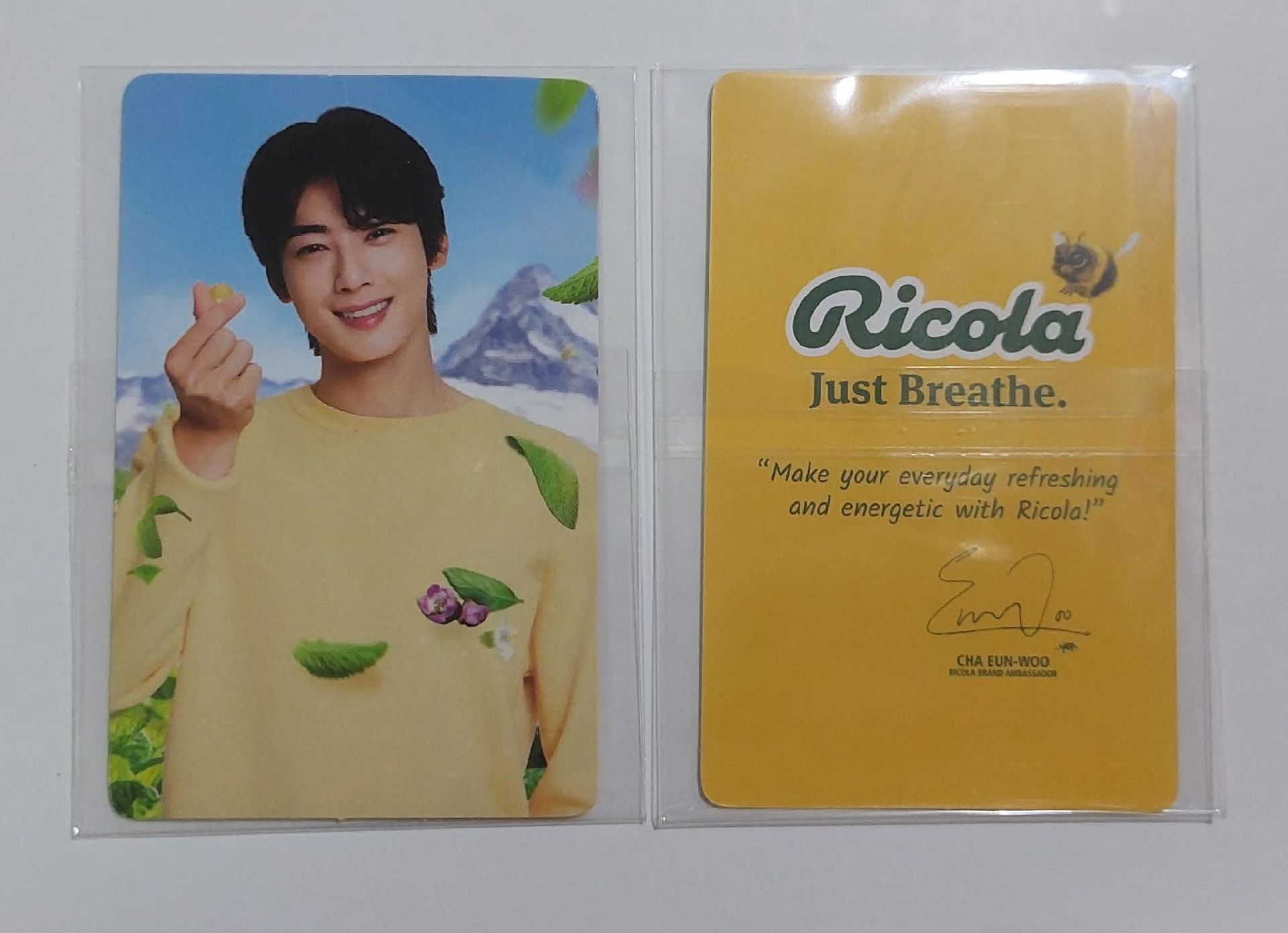 車銀優 利口樂代言小卡