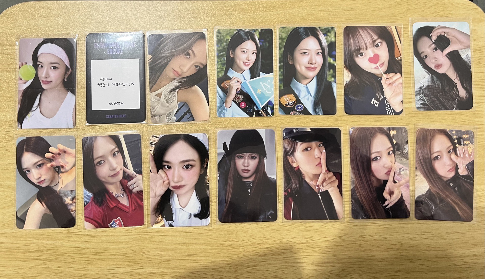 ive 安 各時期小卡