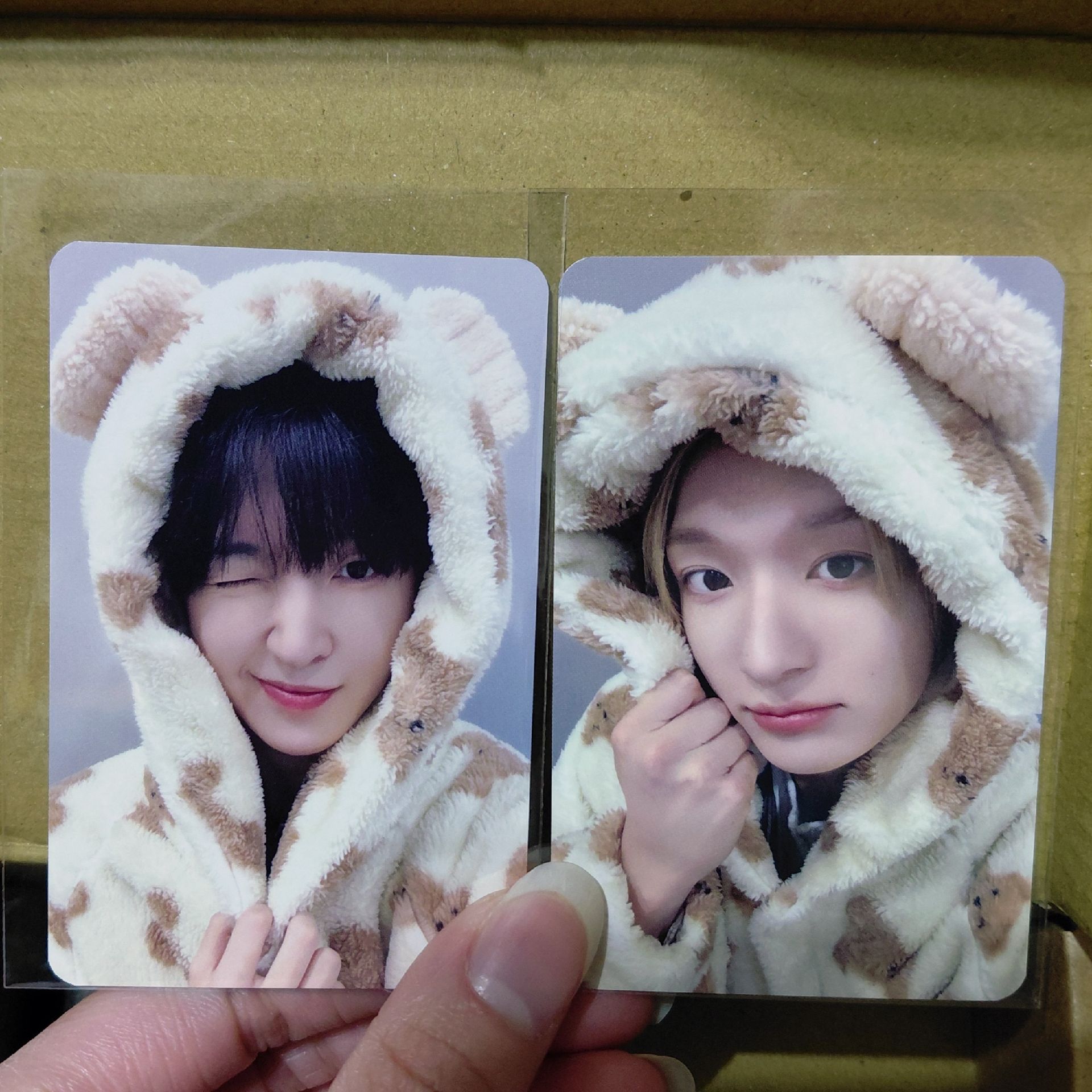 旻帝/主汪/東玹/東花（迷三 ms 10.0線上 簽售卡 小熊ver.）