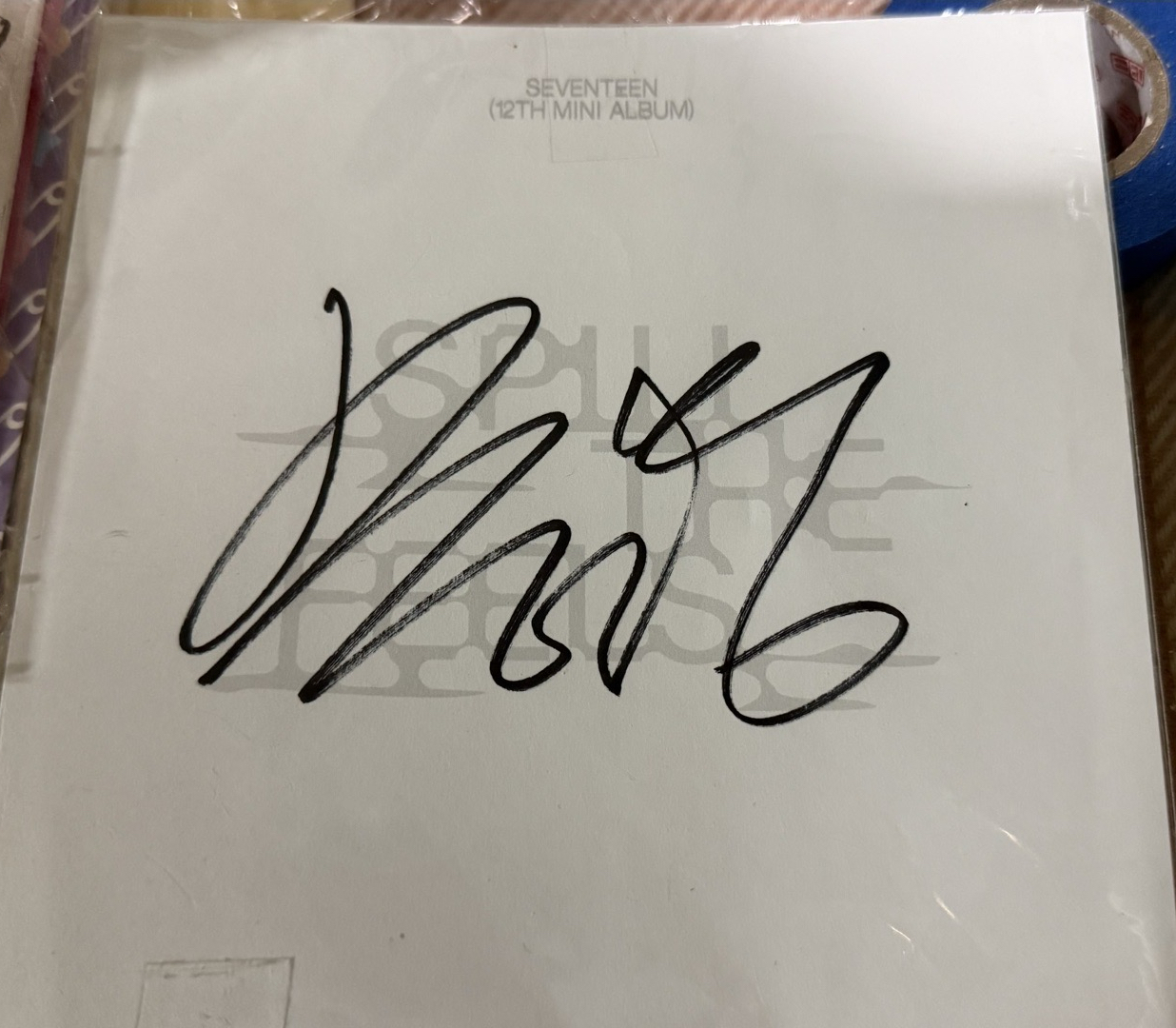 SEVENTEEN MINI12target/美通夫勝寛親簽