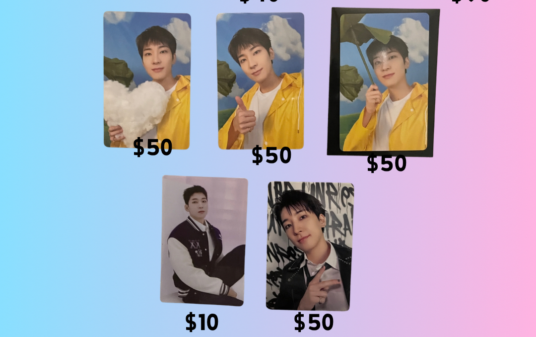 我家全圓佑🐈‍⬛這裡都是複數卡♡賣不出去就⋯繼續自留🥰