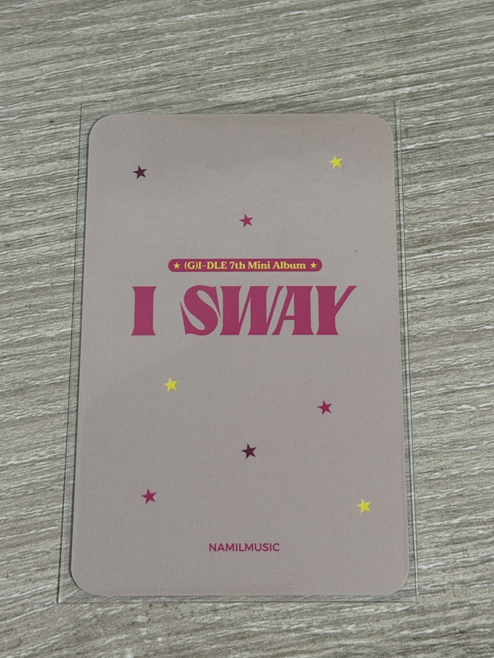 I SWAY 楠藝 線下7.0 幸運卡 雨琦