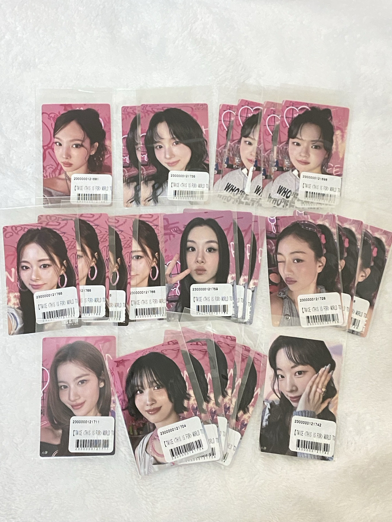 TWICE 日本場六巡 一番賞 卡貼