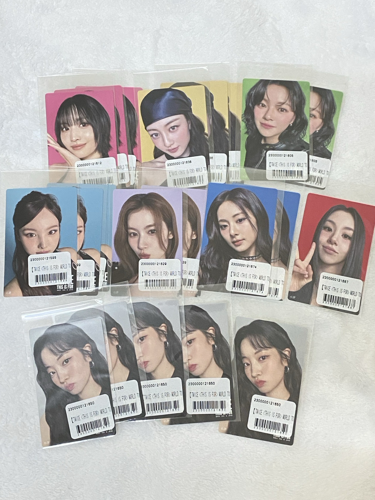 TWICE 日本場六巡 一番賞 卡貼