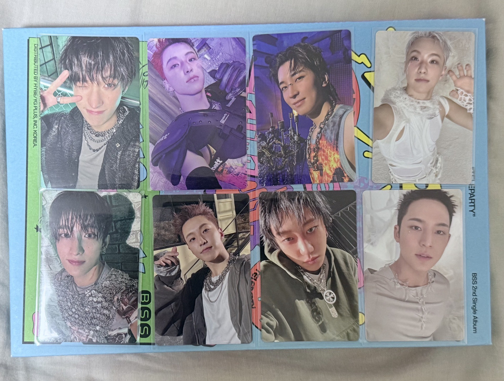 SEVENTEEN 正五happy burstday 配置 ID卡拼圖