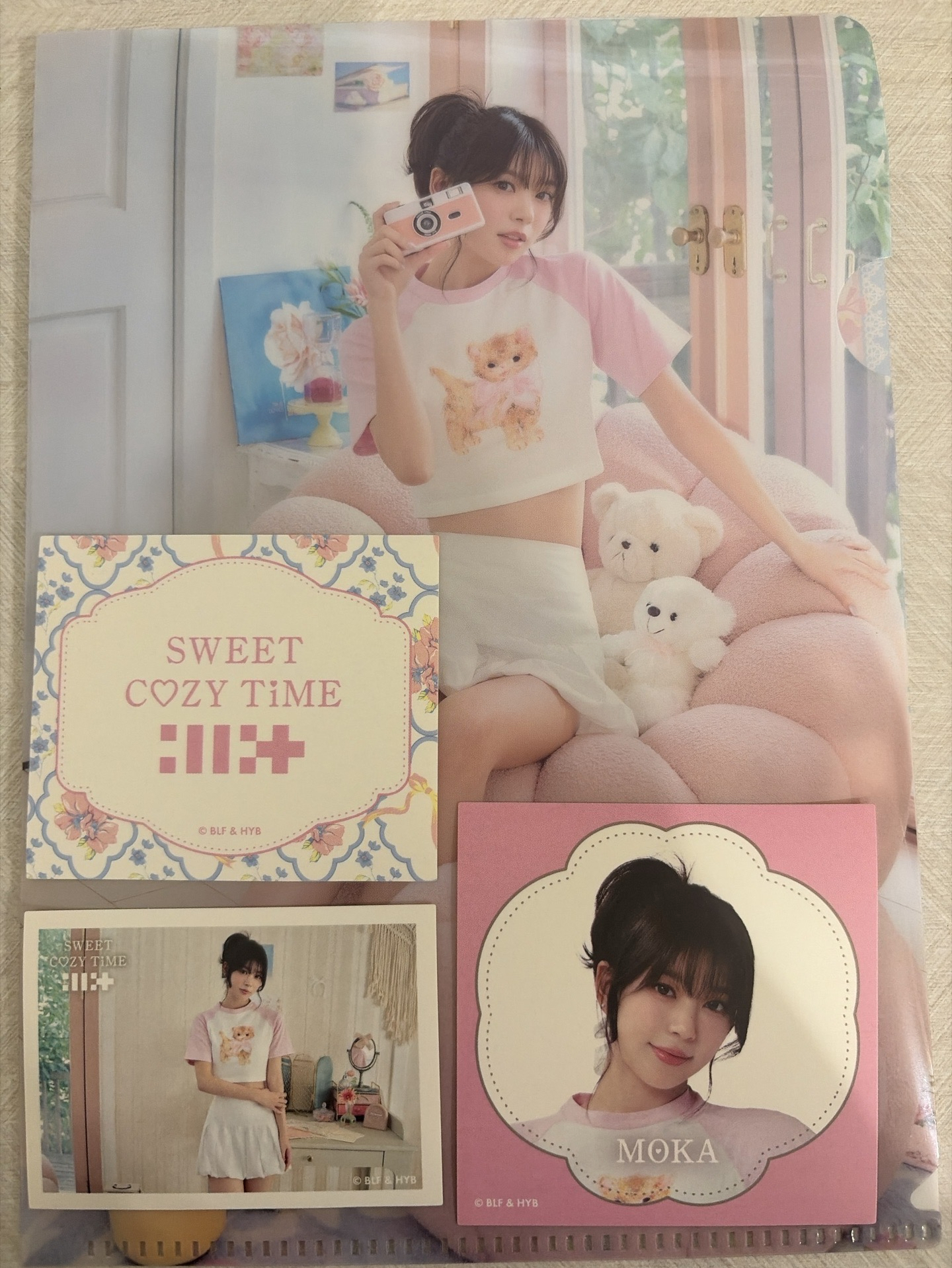 Illit 一番賞 萌花 立牌+徽章+資料夾 一組一起賣