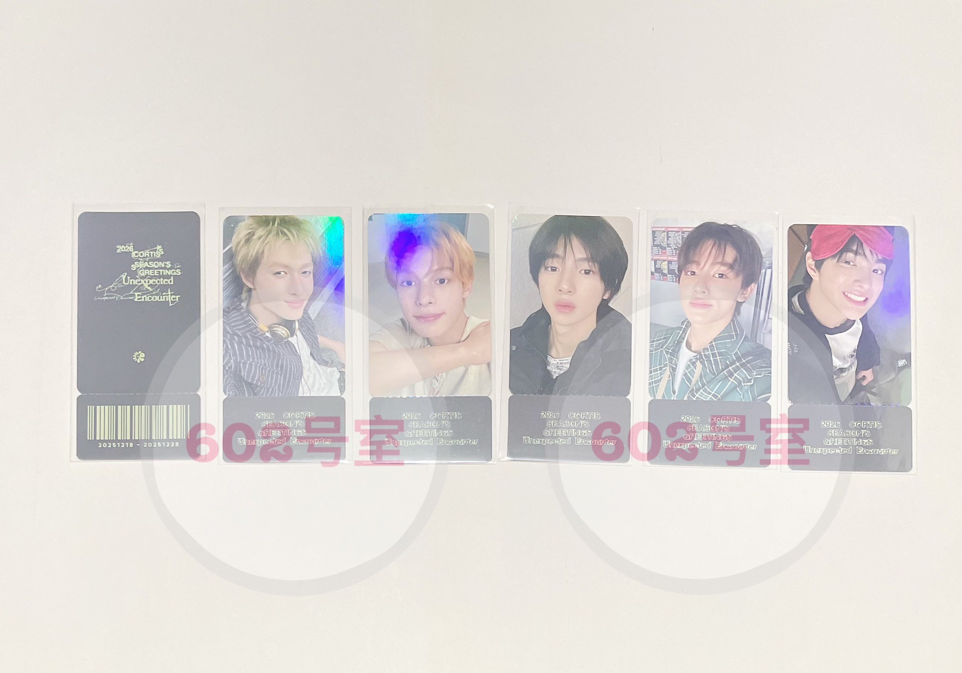 CORTIS 2026 年曆快閃店 滿額卡 特典