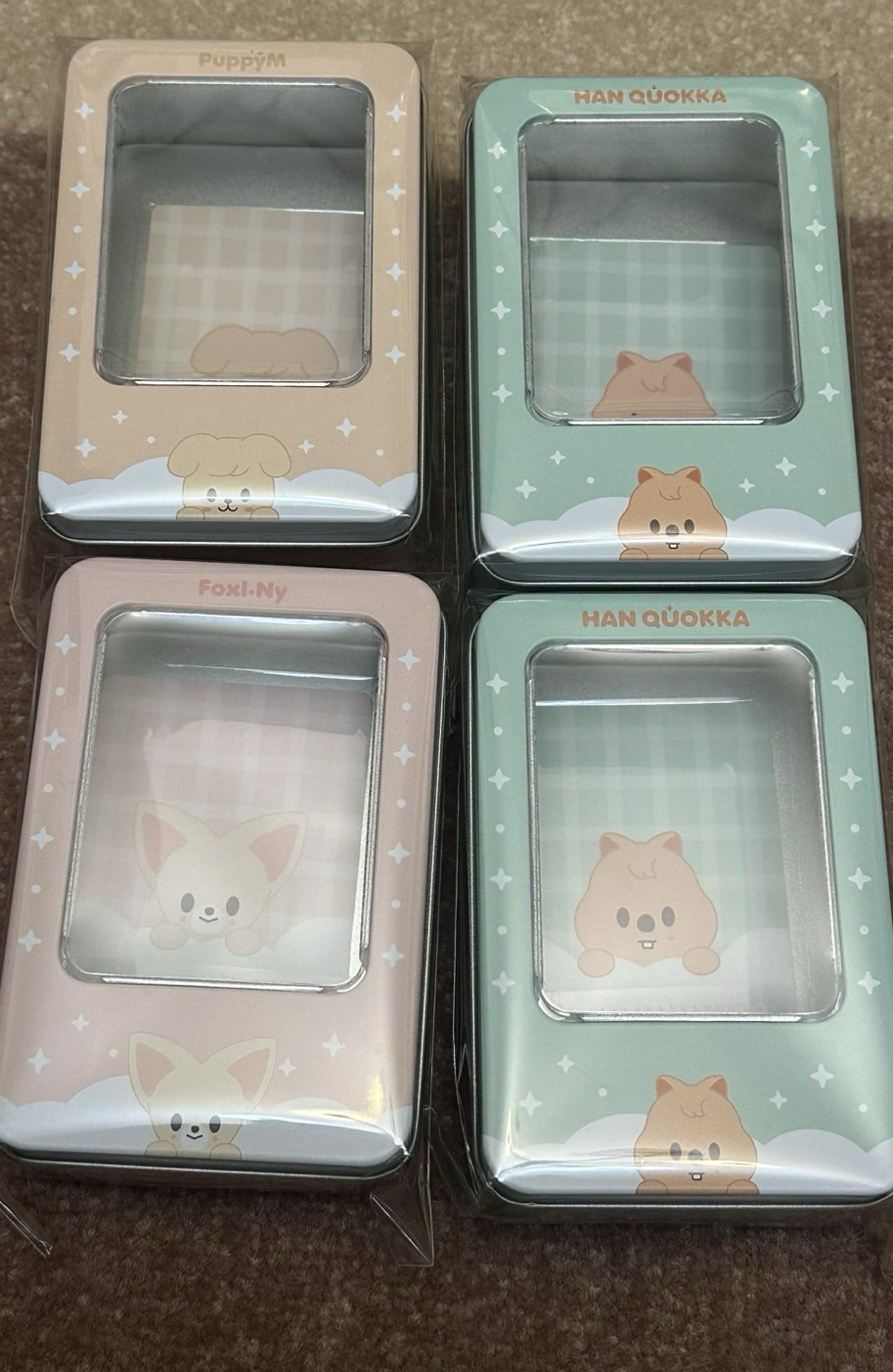 全新未拆SKZ鐵盒（含鐵盒卡）+滿額卡