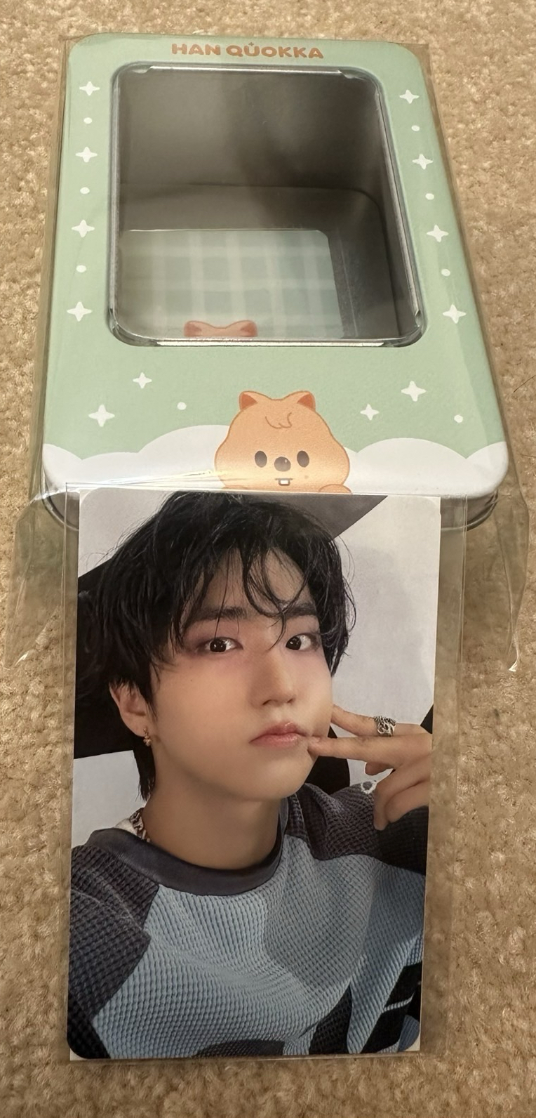 全新未拆SKZ鐵盒（含鐵盒卡）+滿額卡