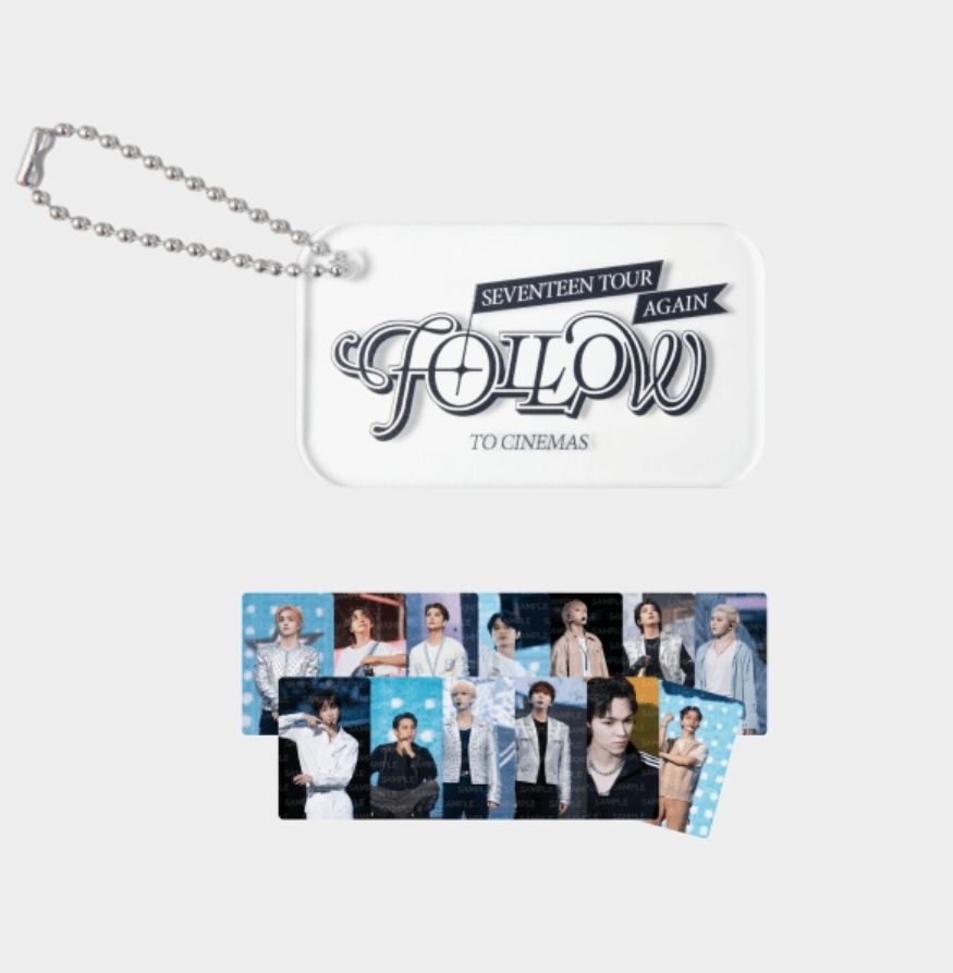 SEVENTEEN follow again to cinema 吊飾小卡組