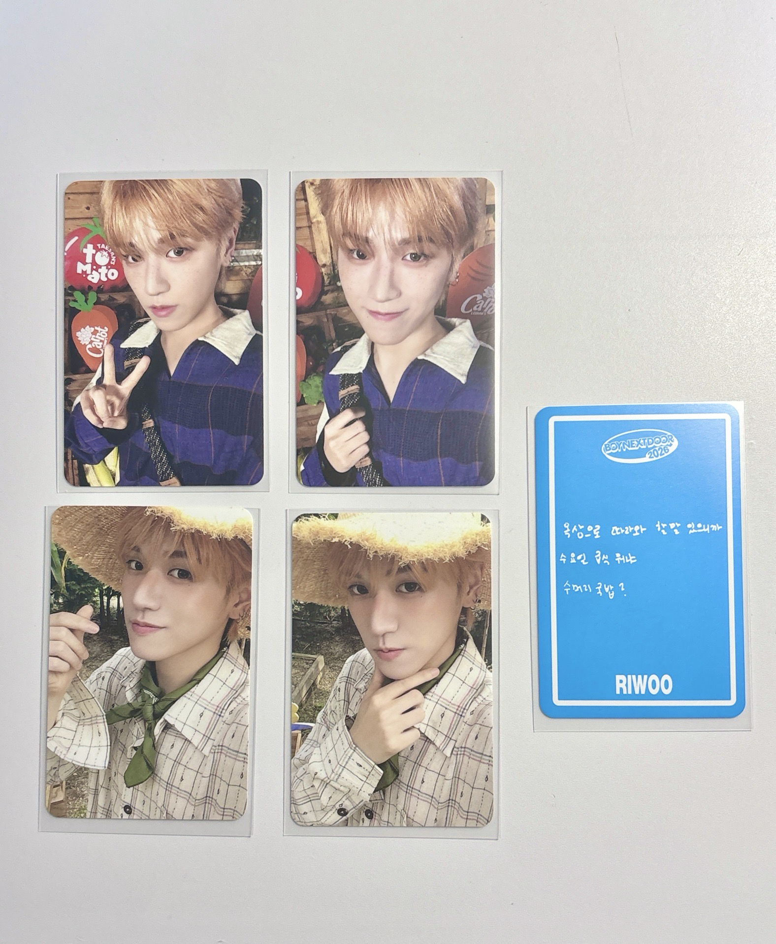 年曆卡李常赫5張