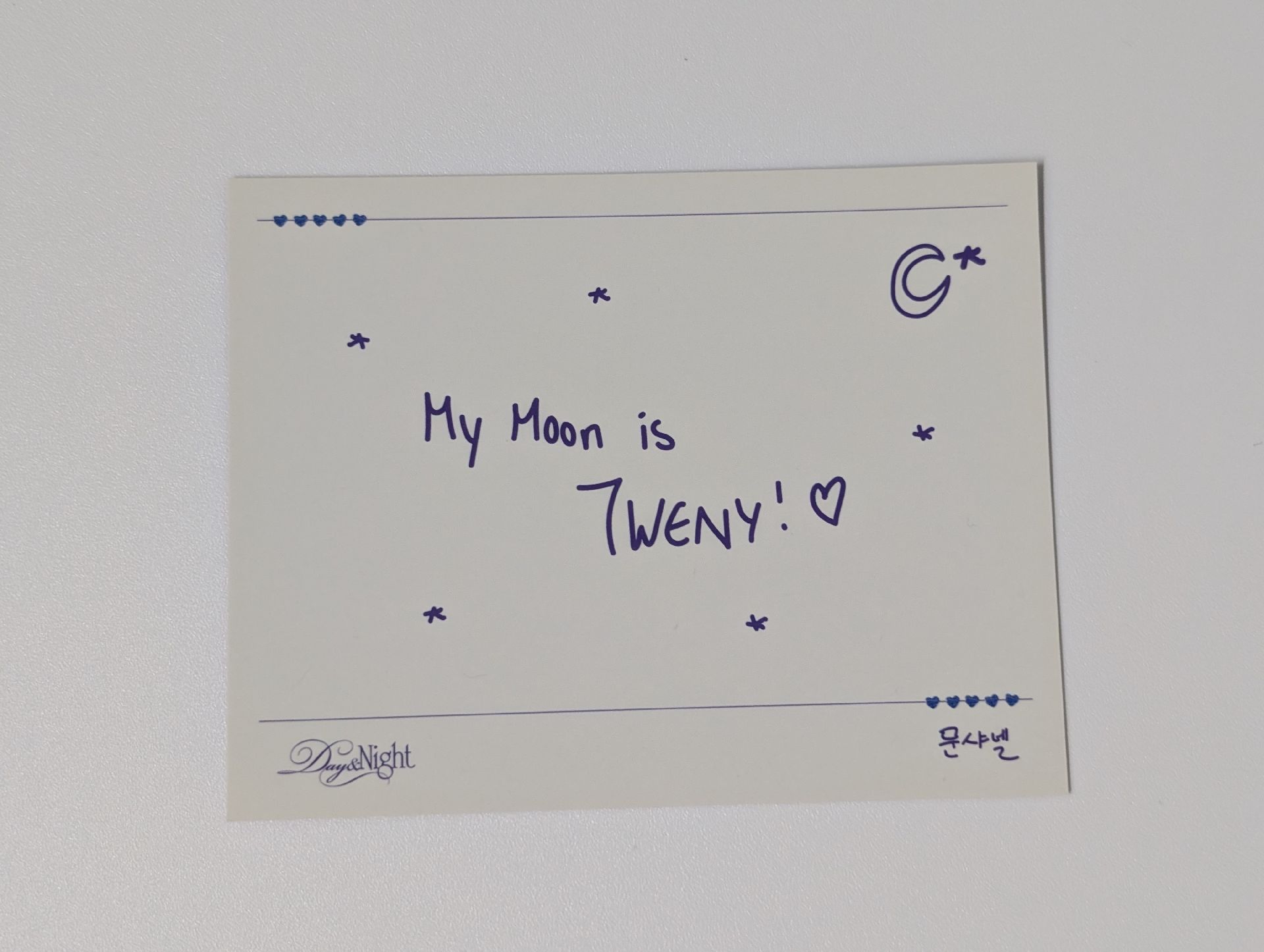 🩷 Chanelle 手寫卡