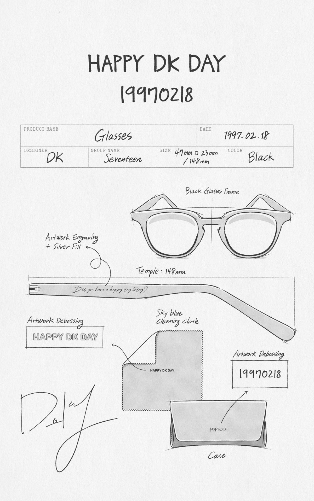 DK 生日禮 GLASSES