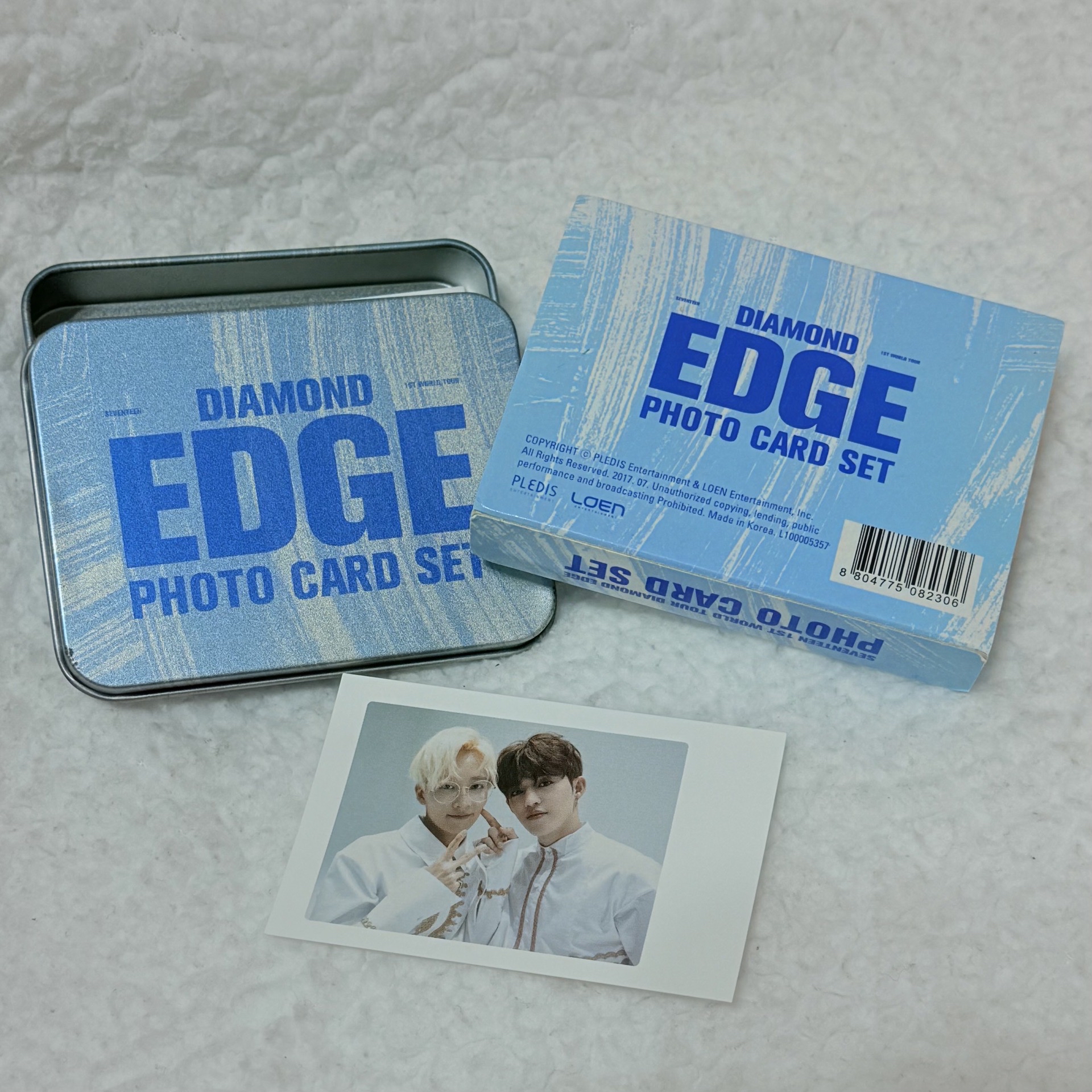 喆漢雙人卡 戳臉 勝喆 淨漢 SEVENTEEN Diamond Egde 拍立得