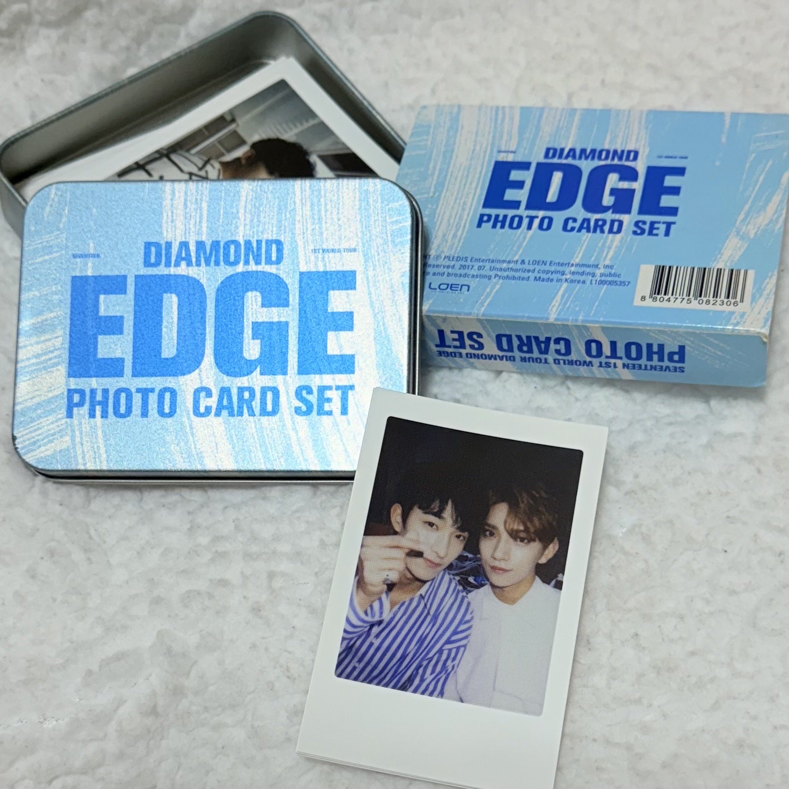 秀珉雙人卡 知秀 碩珉 JOSHUA DK SEVENTEEN DIAMOND EDGE 拍立得