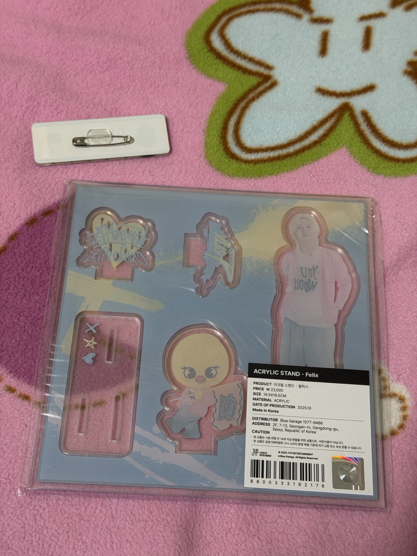 SKZ 3rd 世巡安可快閃店 + 釜山快閃名牌 菲 立牌 名牌