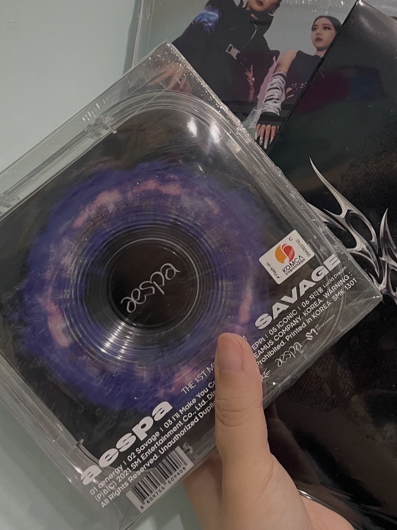 aespa savage p.o.s ver 空專 附一張小卡 Karina 可進入曠野