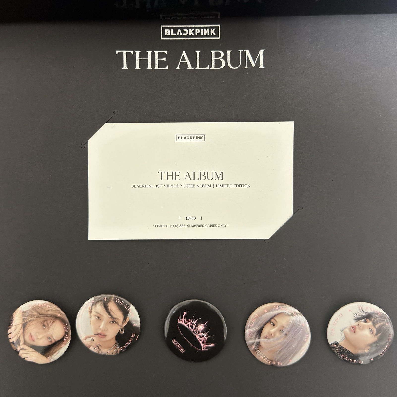 全球限量18888張黑膠唱片 已拆全專 編碼15960