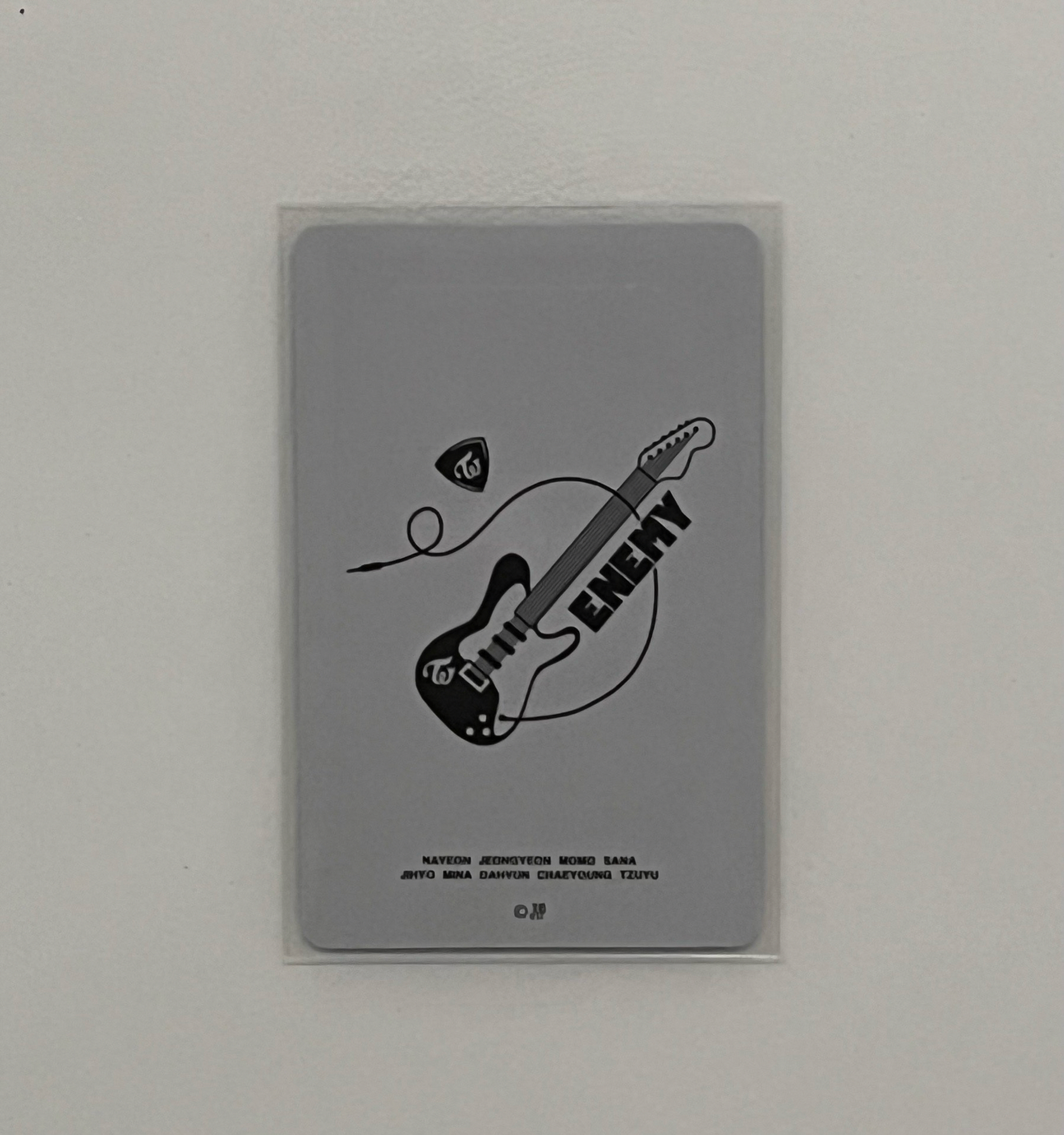 TWICE ENEMY滿額卡 子瑜