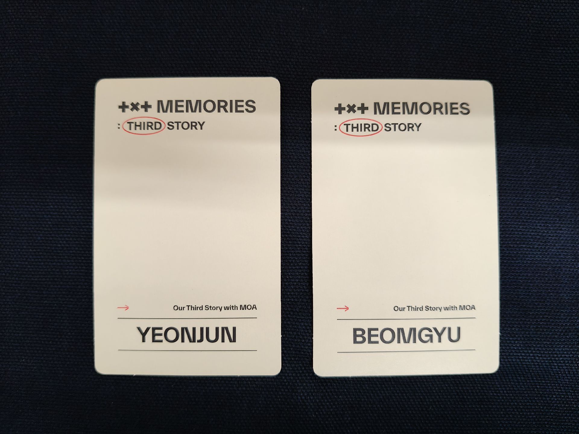 TXT 2023 回憶錄 MEMORIES : THIRD STORY DVD版 小卡 然竣 杋圭
