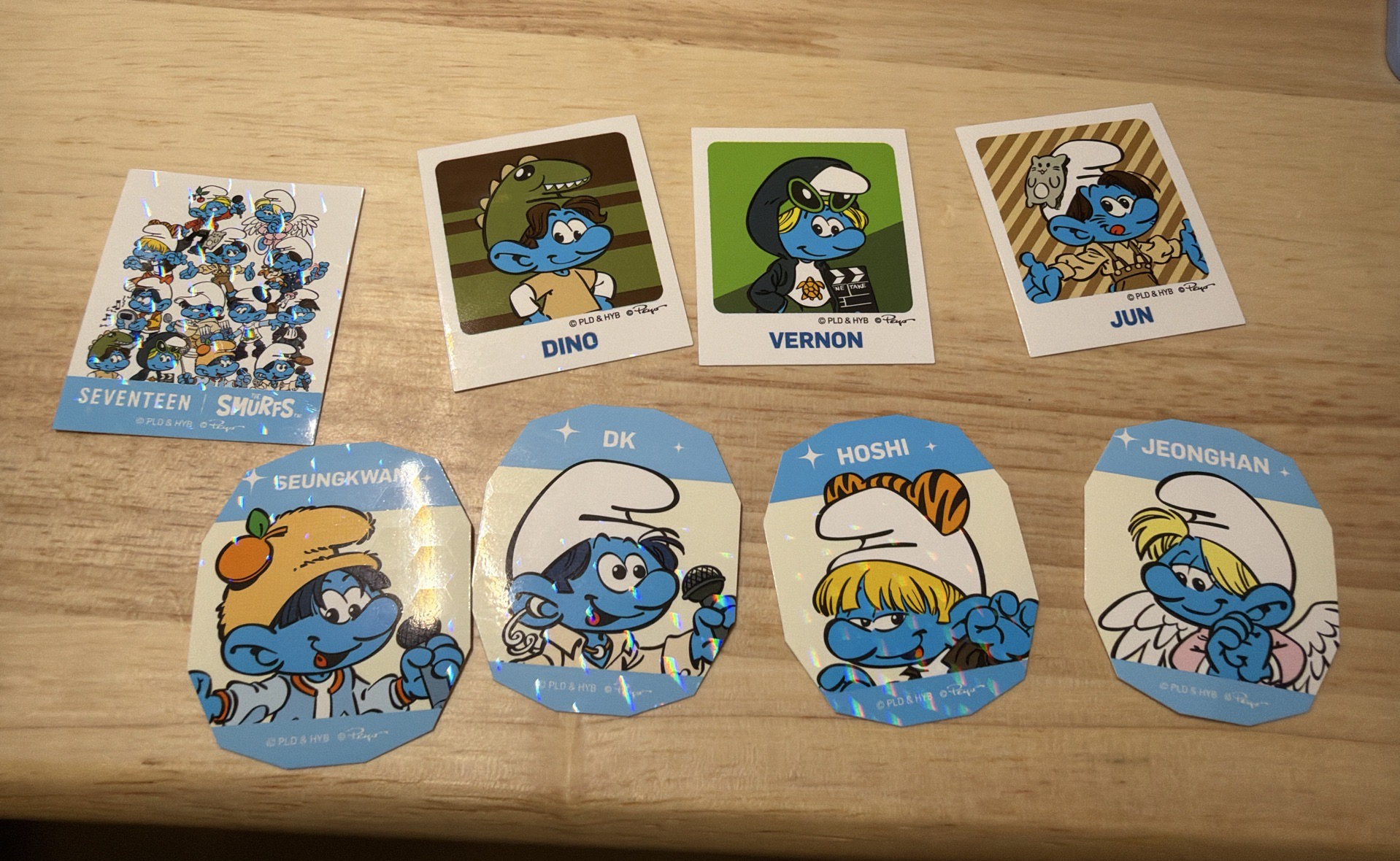 藍色小精靈貼紙