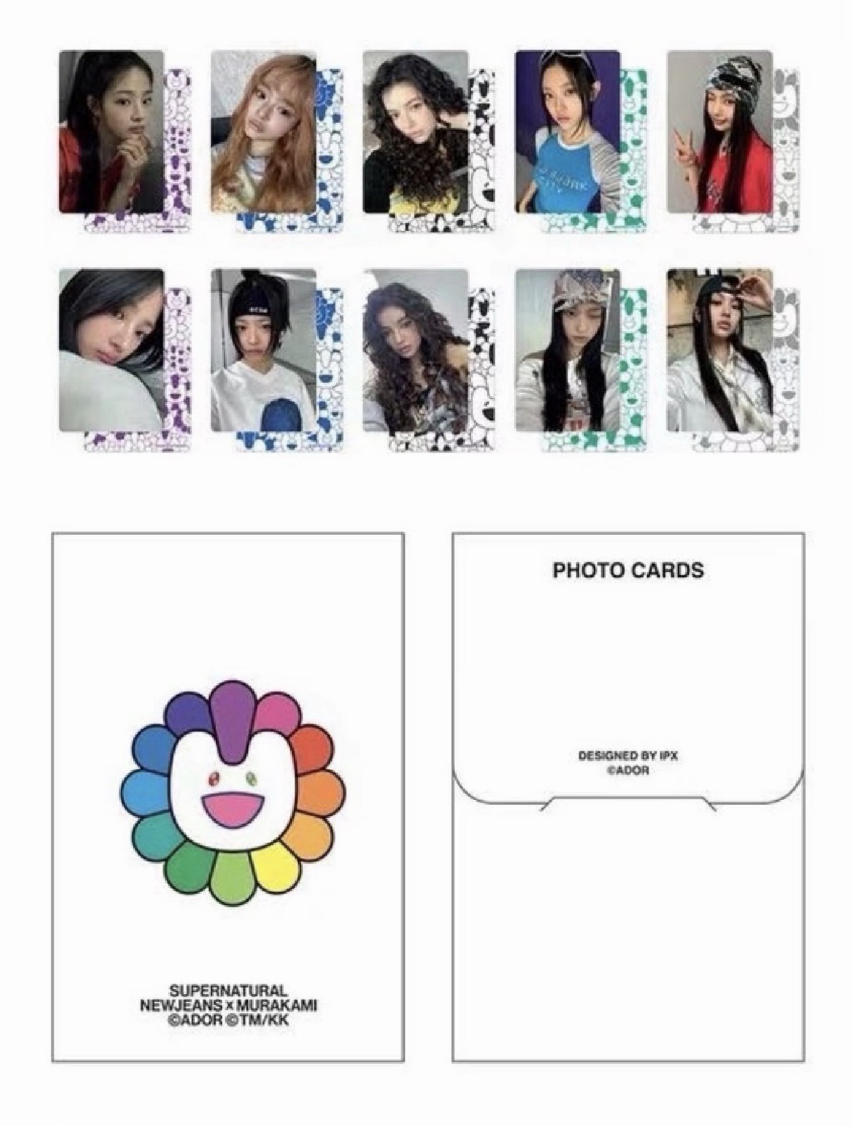 💕new jeans隨機卡包 白版