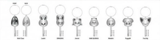 SKZOO-日本展覽鑰匙圈